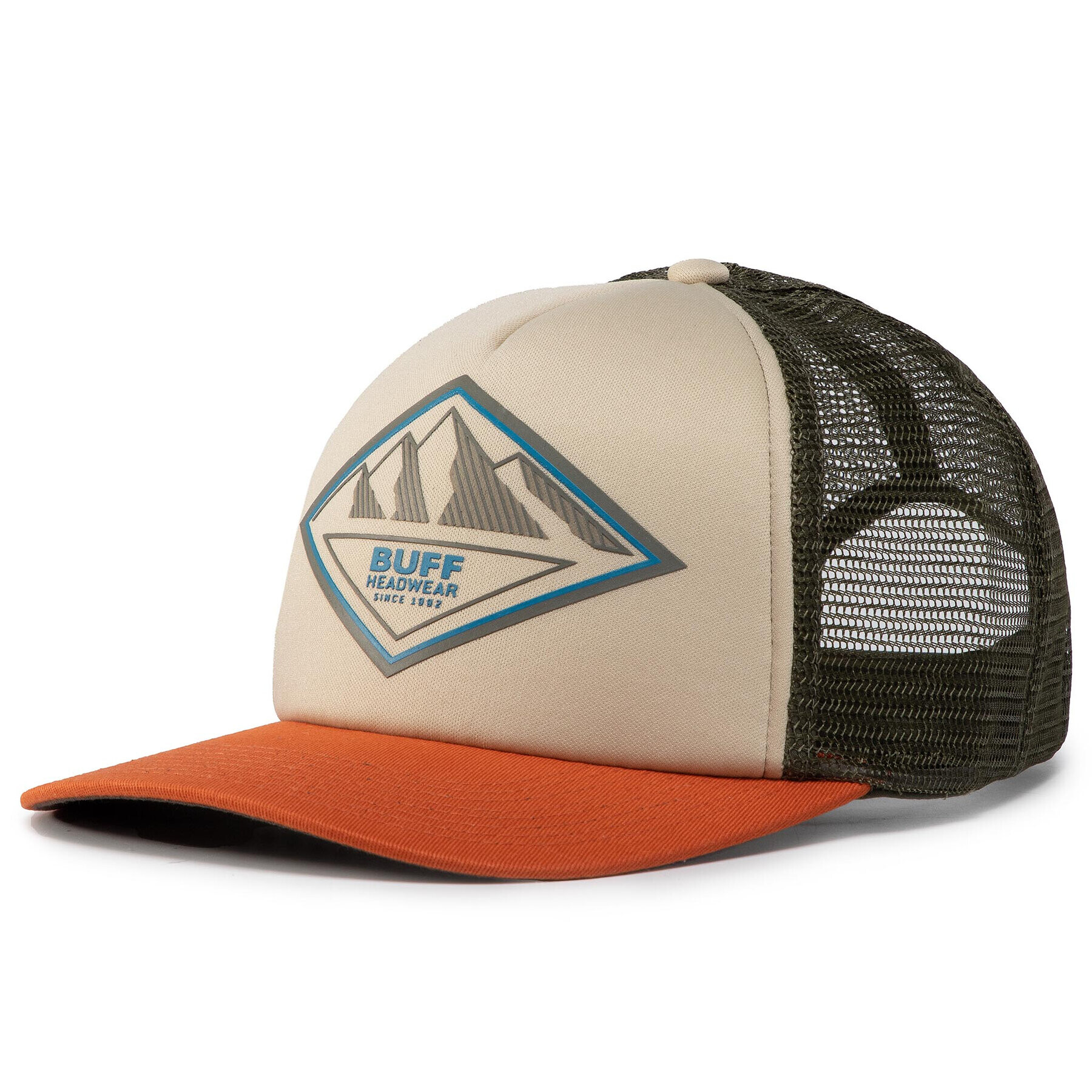 Buff Kšiltovka Trucker Cap Eucalyptus Nut 117248.305.10.00 Béžová - Pepit.cz