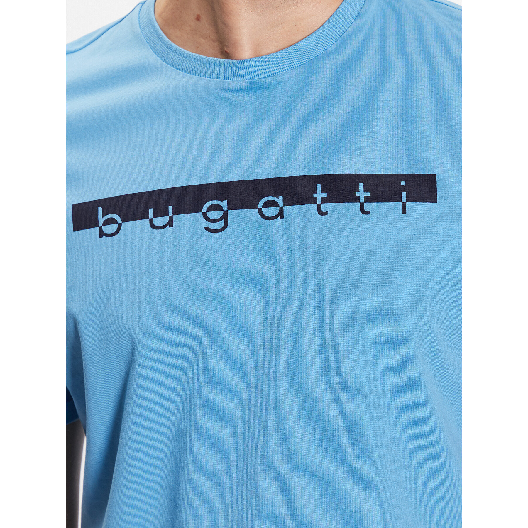 Bugatti T-Shirt 8350 35080 Modrá Regular Fit - Pepit.cz