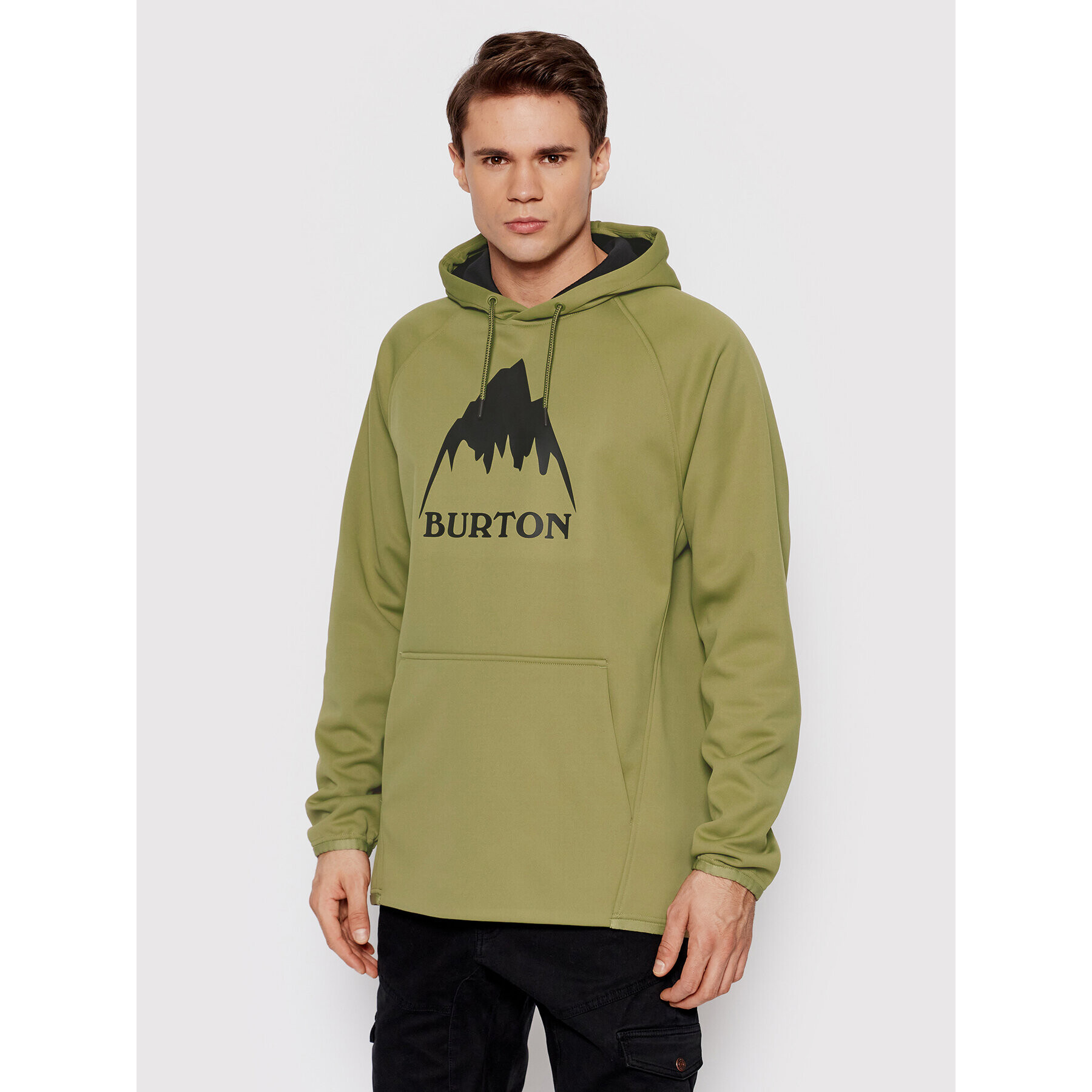 Burton Funkční mikina Crown 22024100300 Zelená Regular Fit - Pepit.cz