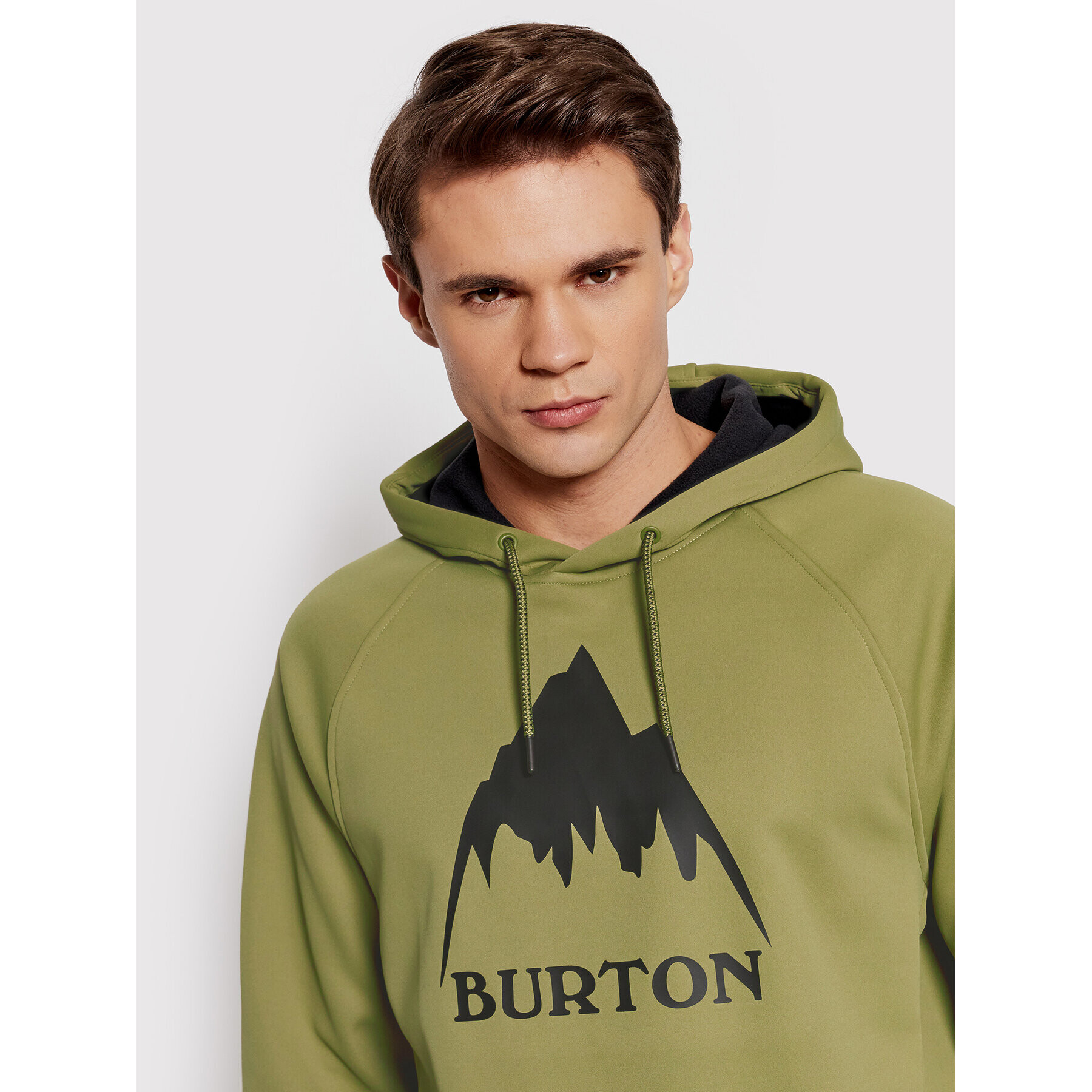 Burton Funkční mikina Crown 22024100300 Zelená Regular Fit - Pepit.cz