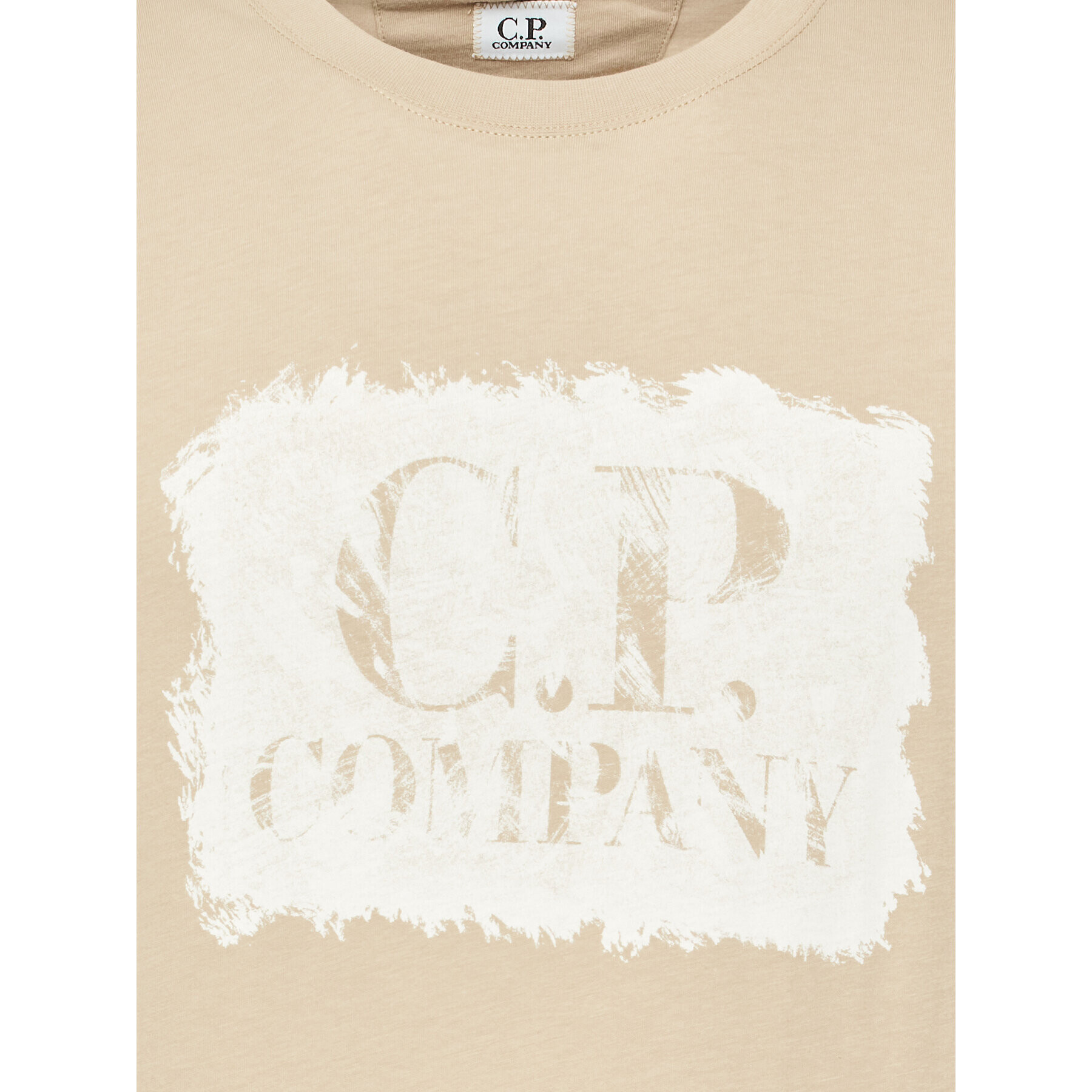 C.P. Company T-Shirt 14CMTS192A 006011W Béžová Regular Fit - Pepit.cz