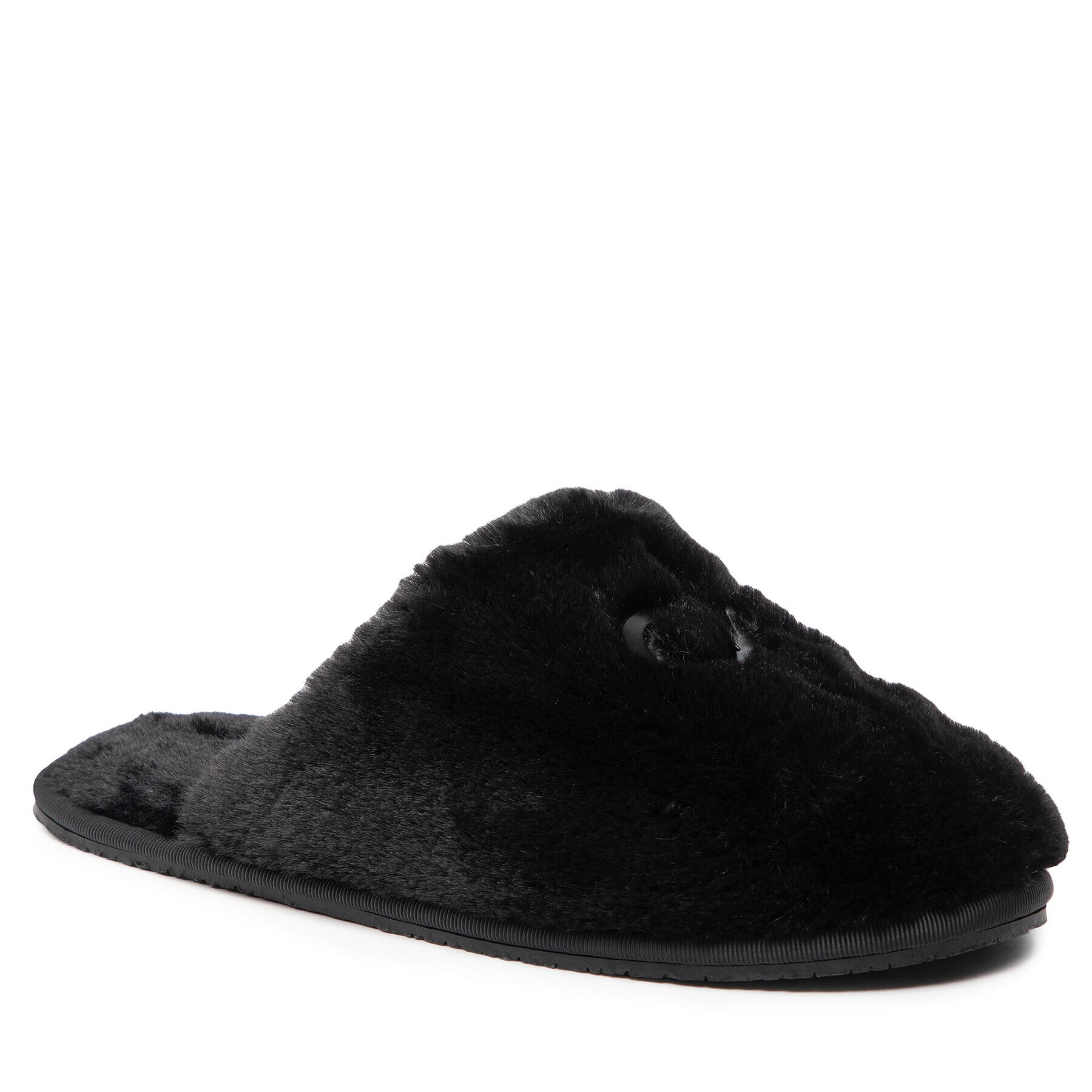 Calvin Klein Bačkory Slipper Mule Fur HW0HW00636 Černá - Pepit.cz