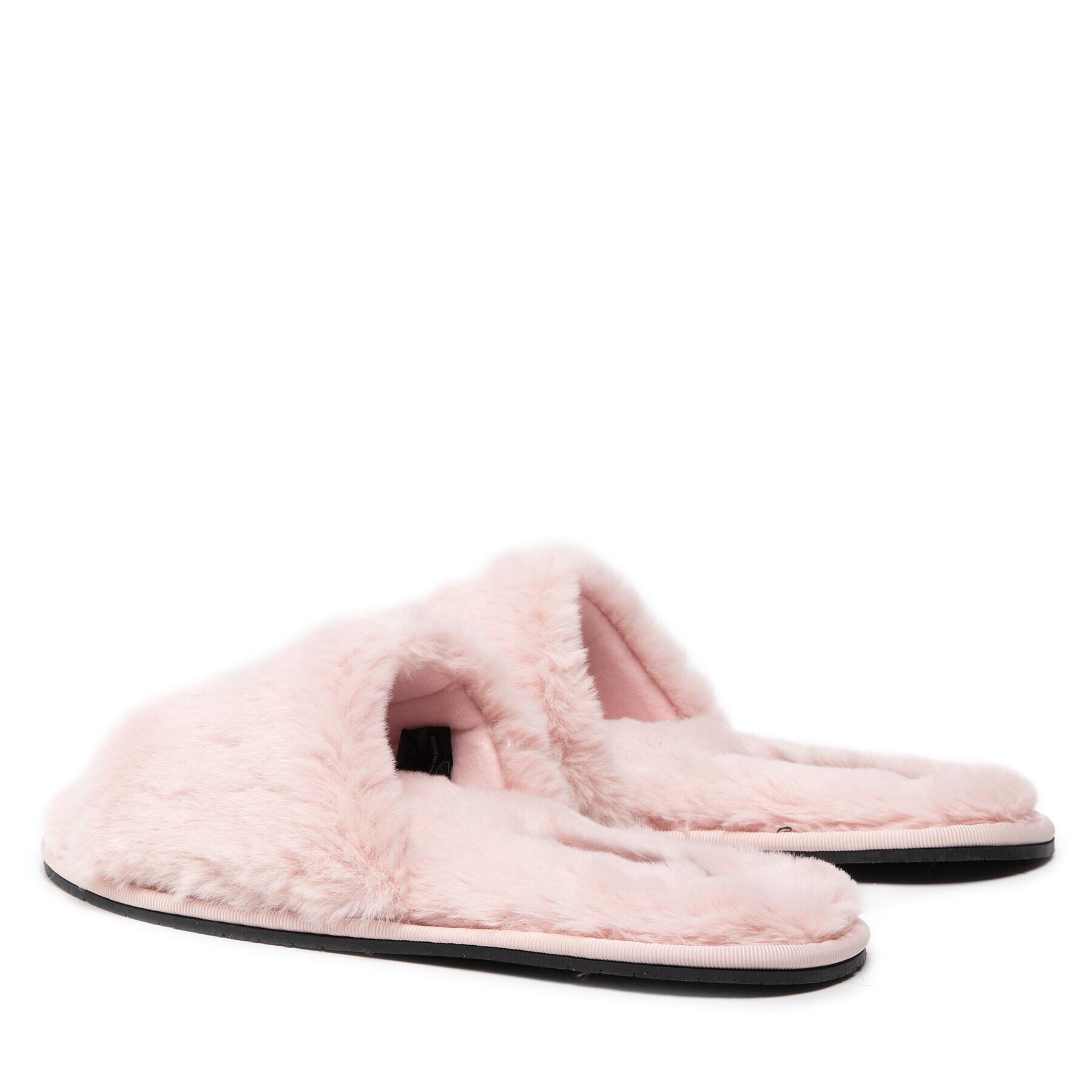 Calvin Klein Bačkory Slipper Sandal Fur HW0HW00634 Růžová - Pepit.cz