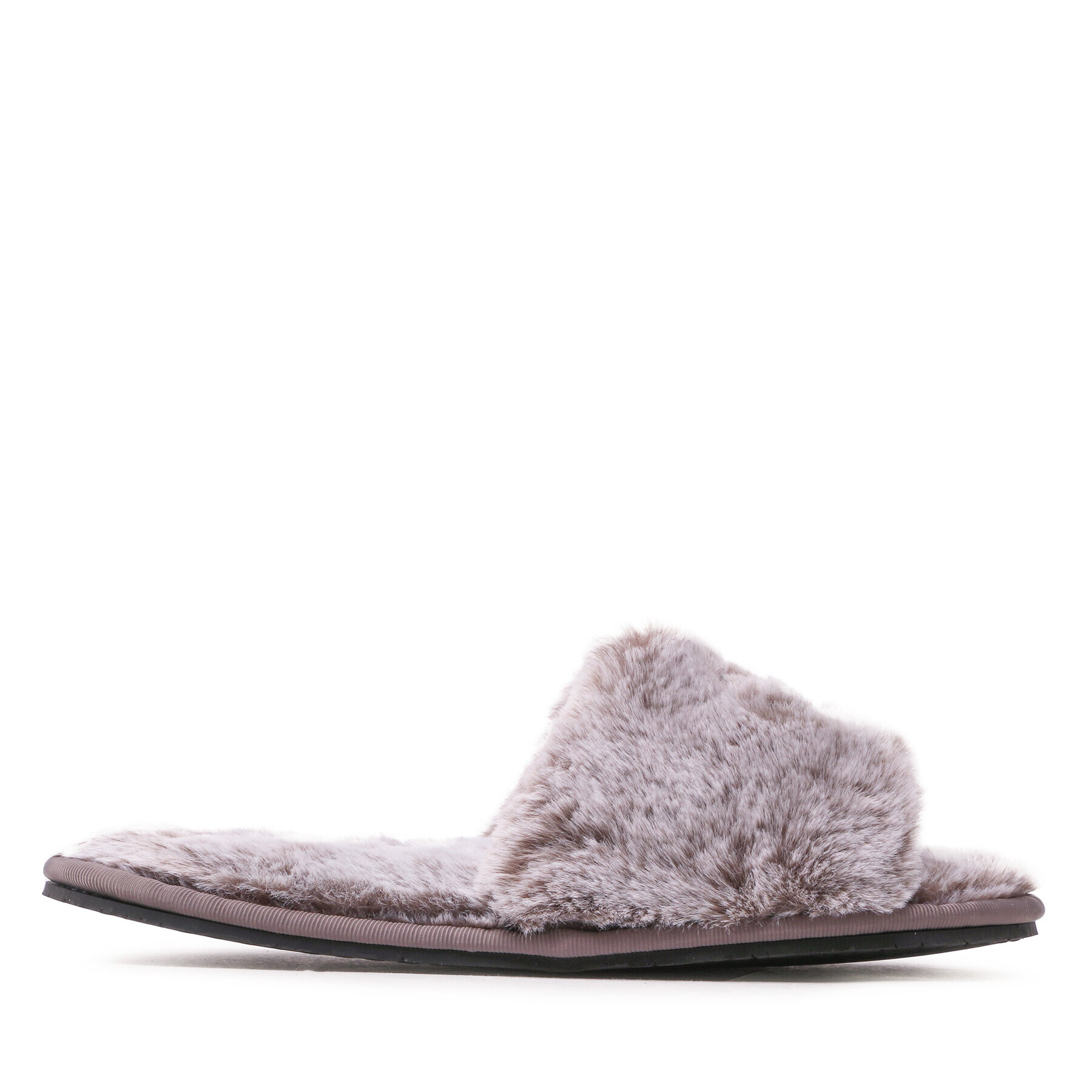 Calvin Klein Bačkory Slipper Sandal Fur HW0HW01226 Šedá - Pepit.cz