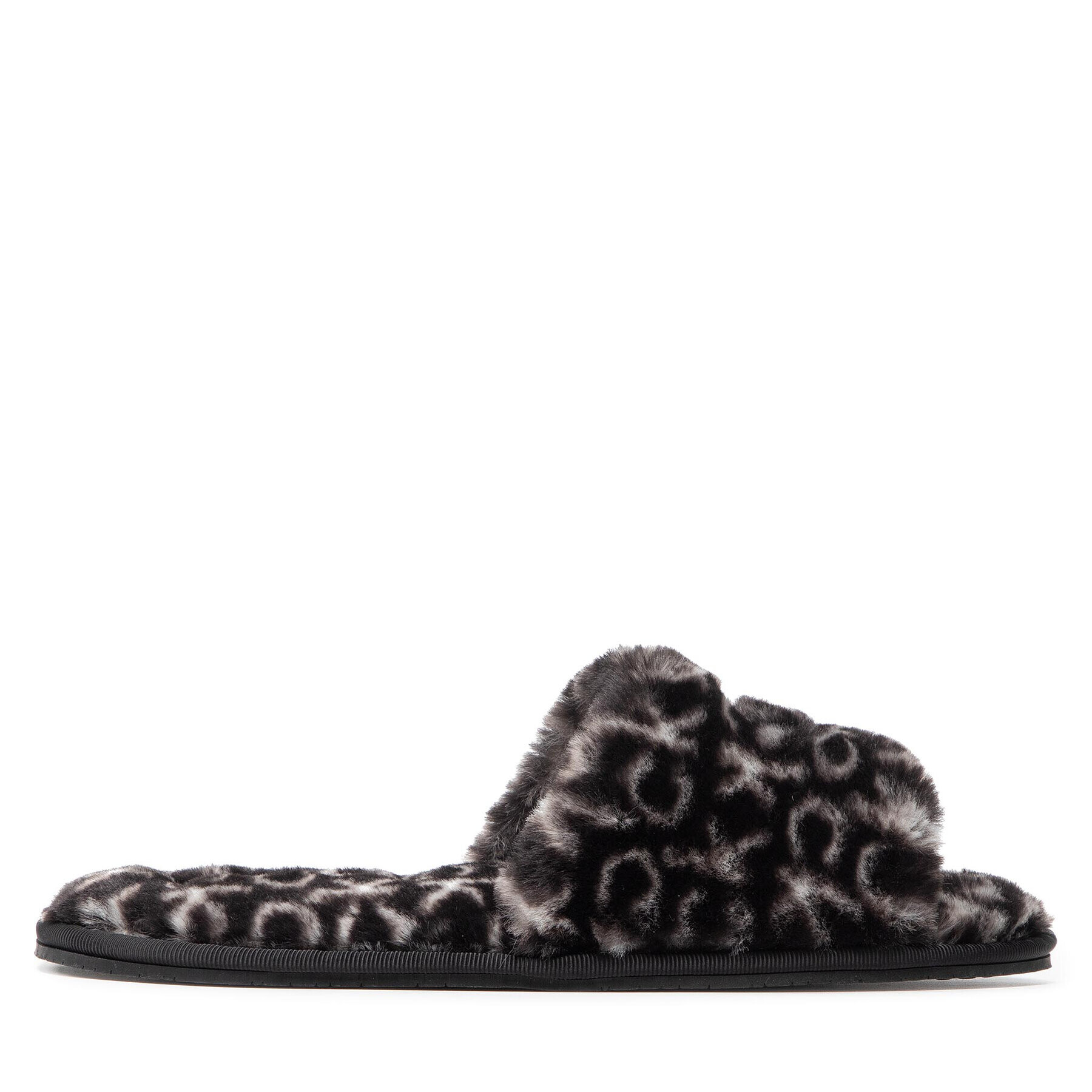 Calvin Klein Bačkory Slipper Sandal Fur Mono HW0HW00535 Černá - Pepit.cz