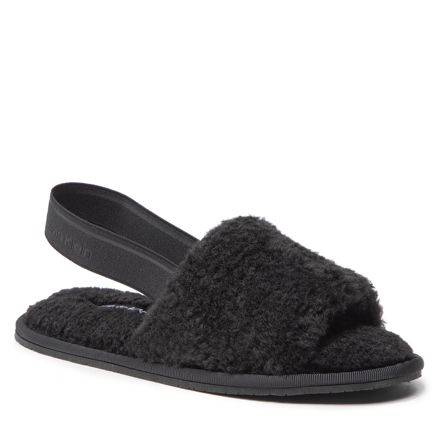 Calvin Klein Bačkory Slipper Slingback U He-Shearling HW0HW00836 Černá - Pepit.cz