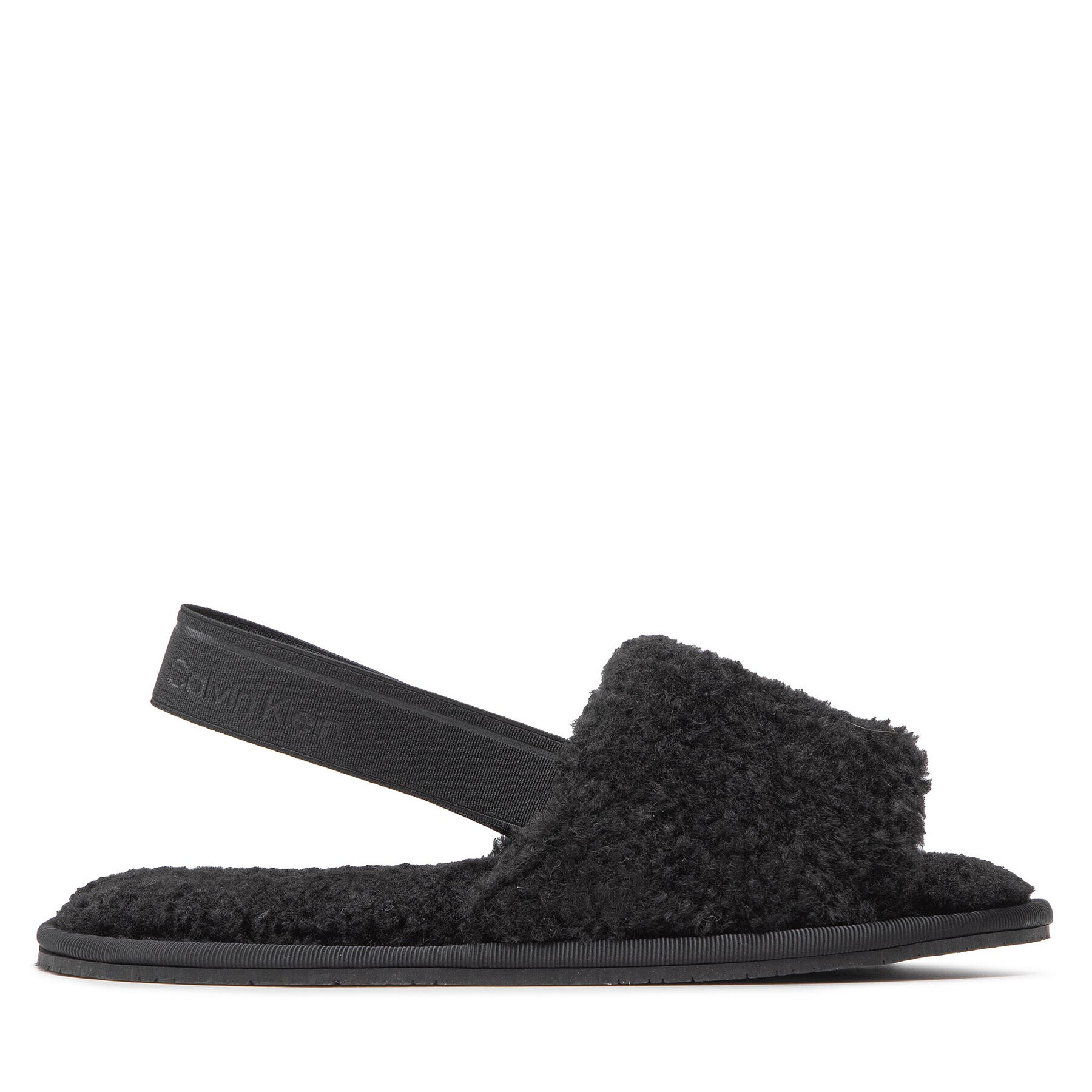 Calvin Klein Bačkory Slipper Slingback U He-Shearling HW0HW00836 Černá - Pepit.cz