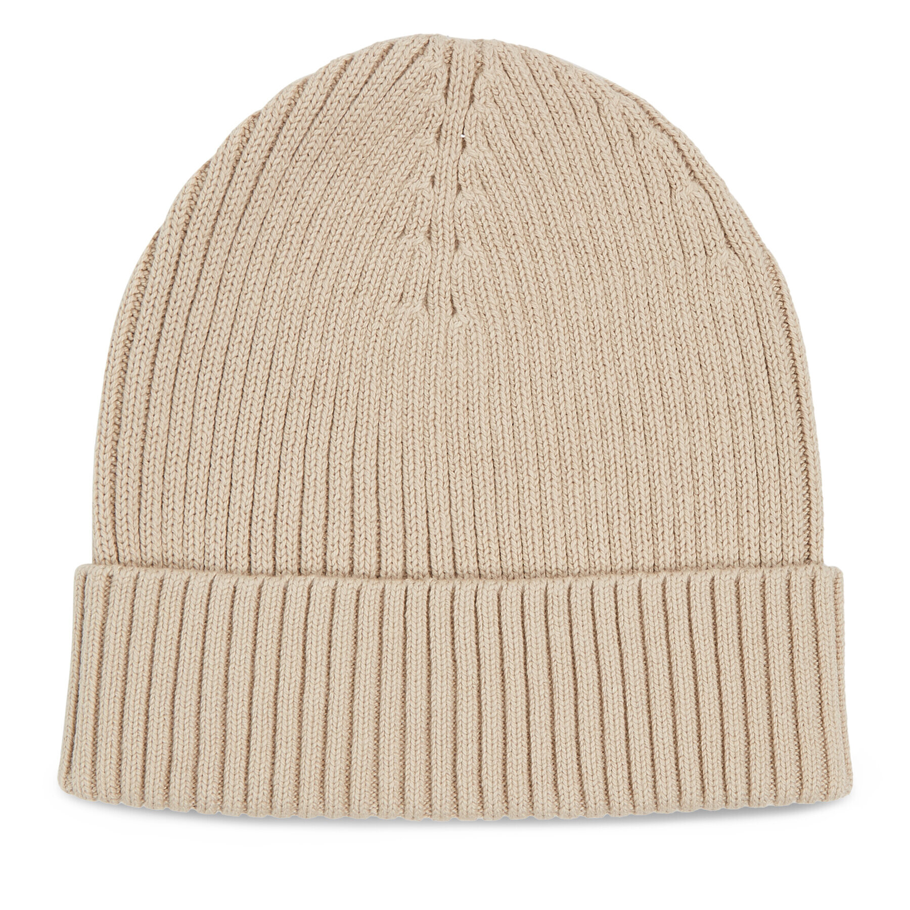 Calvin Klein Čepice Classic Cotton Rib Beanie K50K510982 Béžová - Pepit.cz