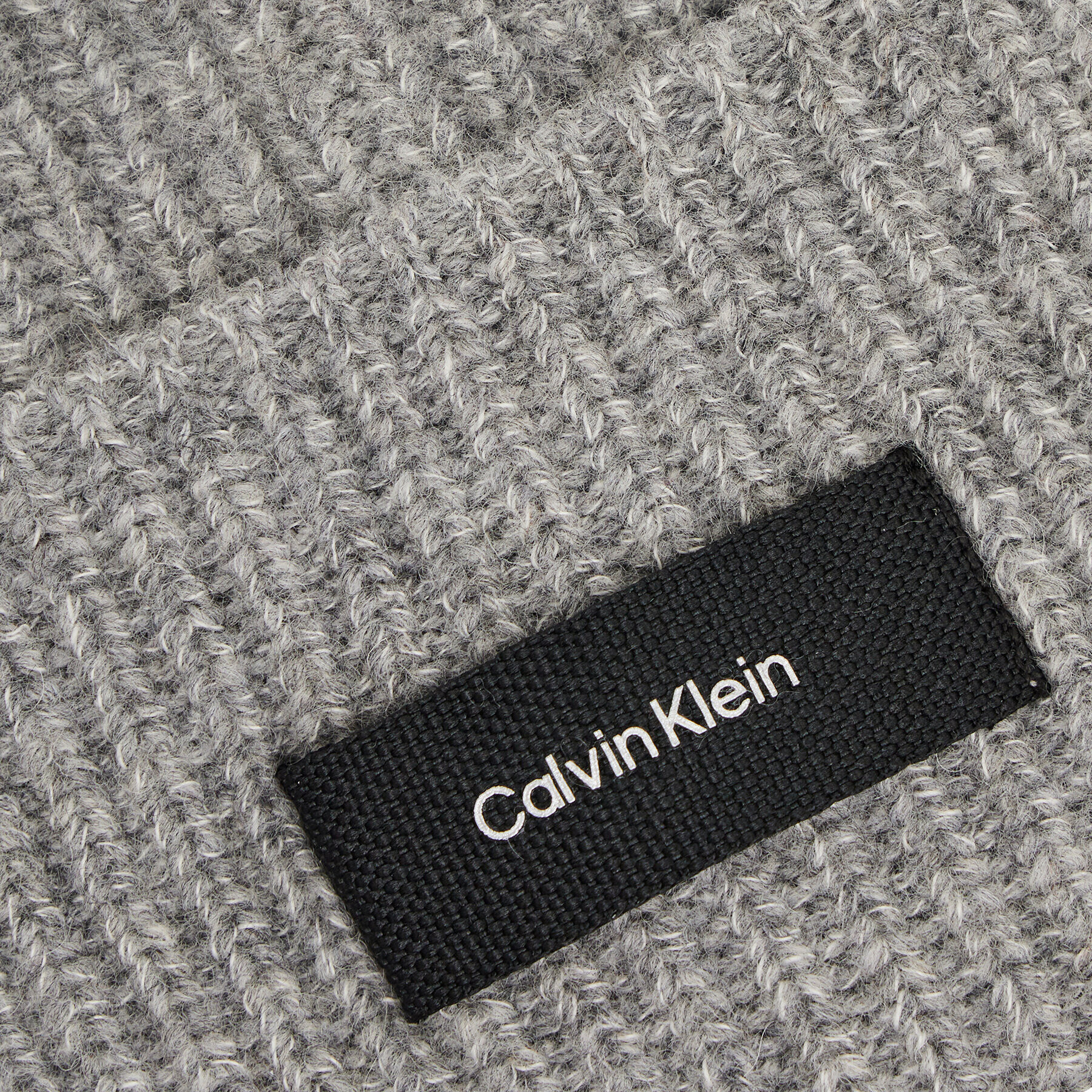 Calvin Klein Čepice Daddy Wool Rib Beanie K50K507495 Šedá - Pepit.cz