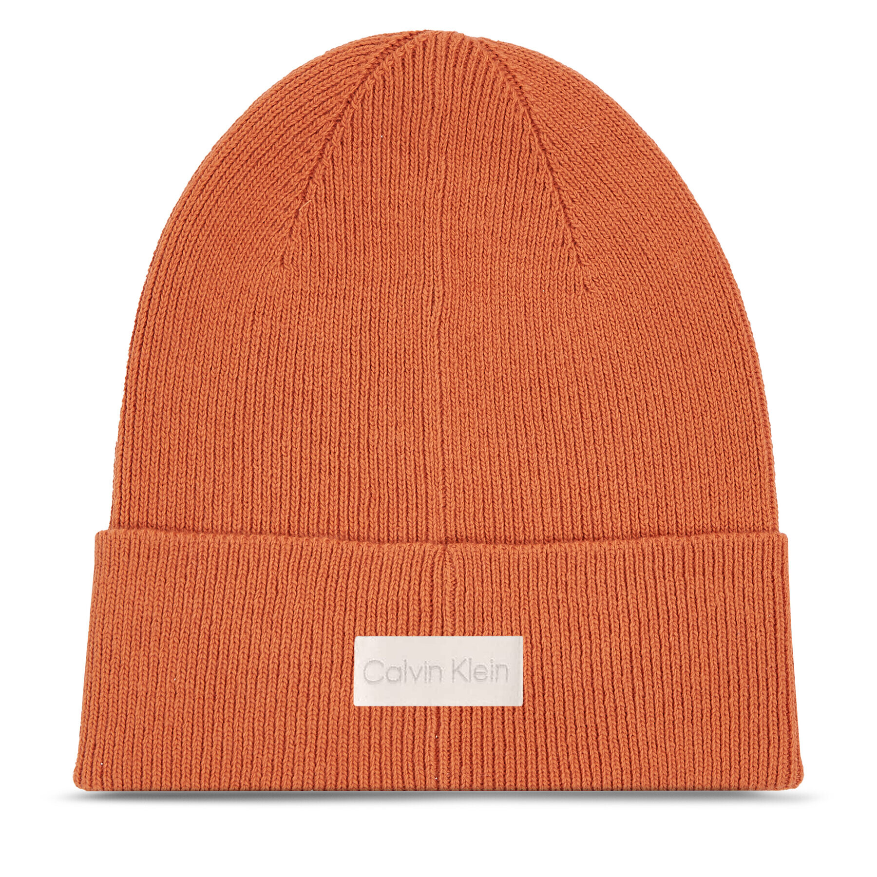 Calvin Klein Čepice Essential Knit Beanie K60K608519 Hnědá - Pepit.cz