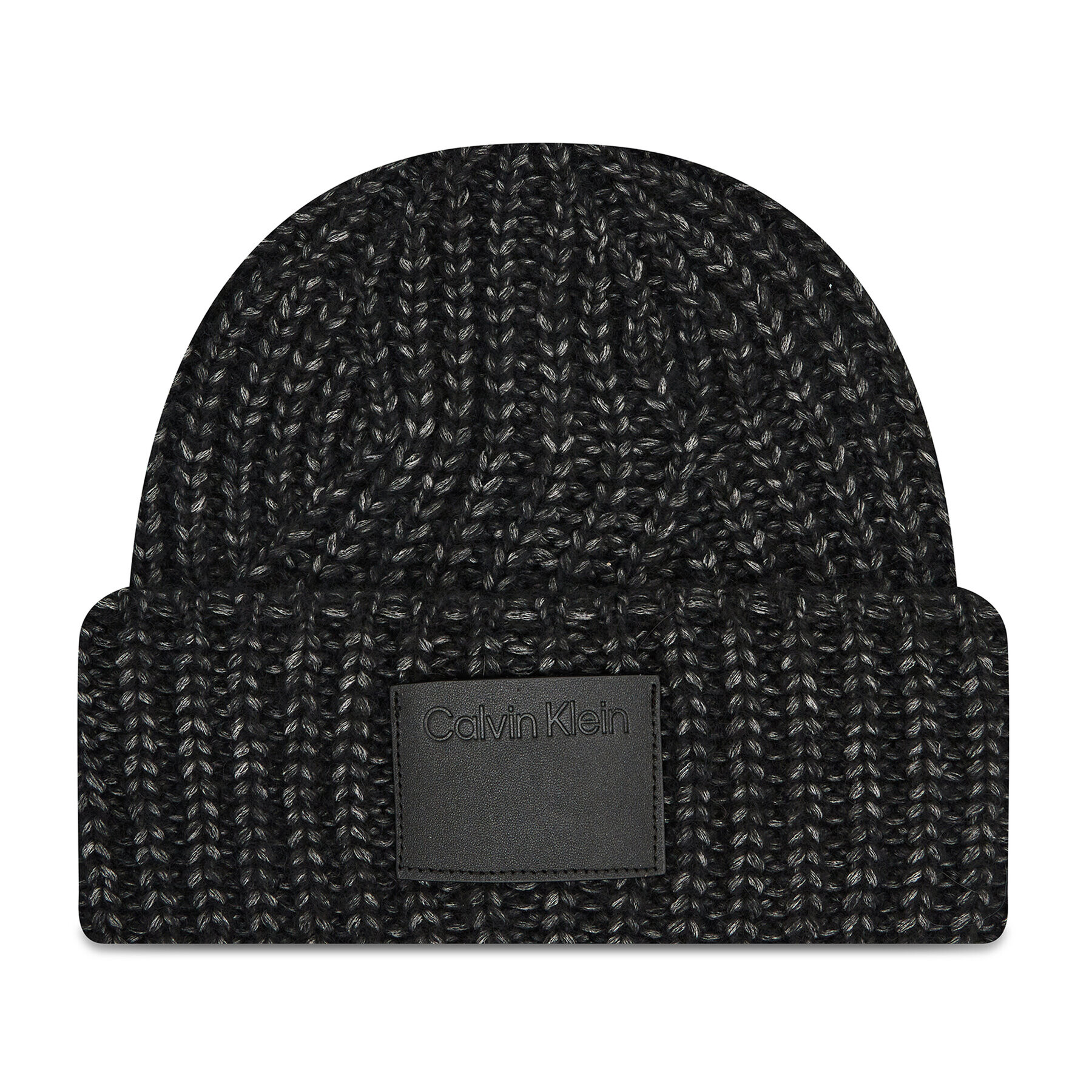 Calvin Klein Čepice Geometric Knit Beanie K60K608525 Černá - Pepit.cz