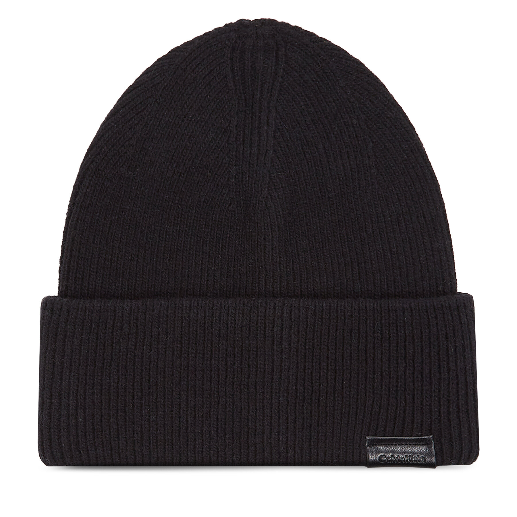 Calvin Klein Čepice Leather Patch Docker Beanie K50K510978 Černá - Pepit.cz