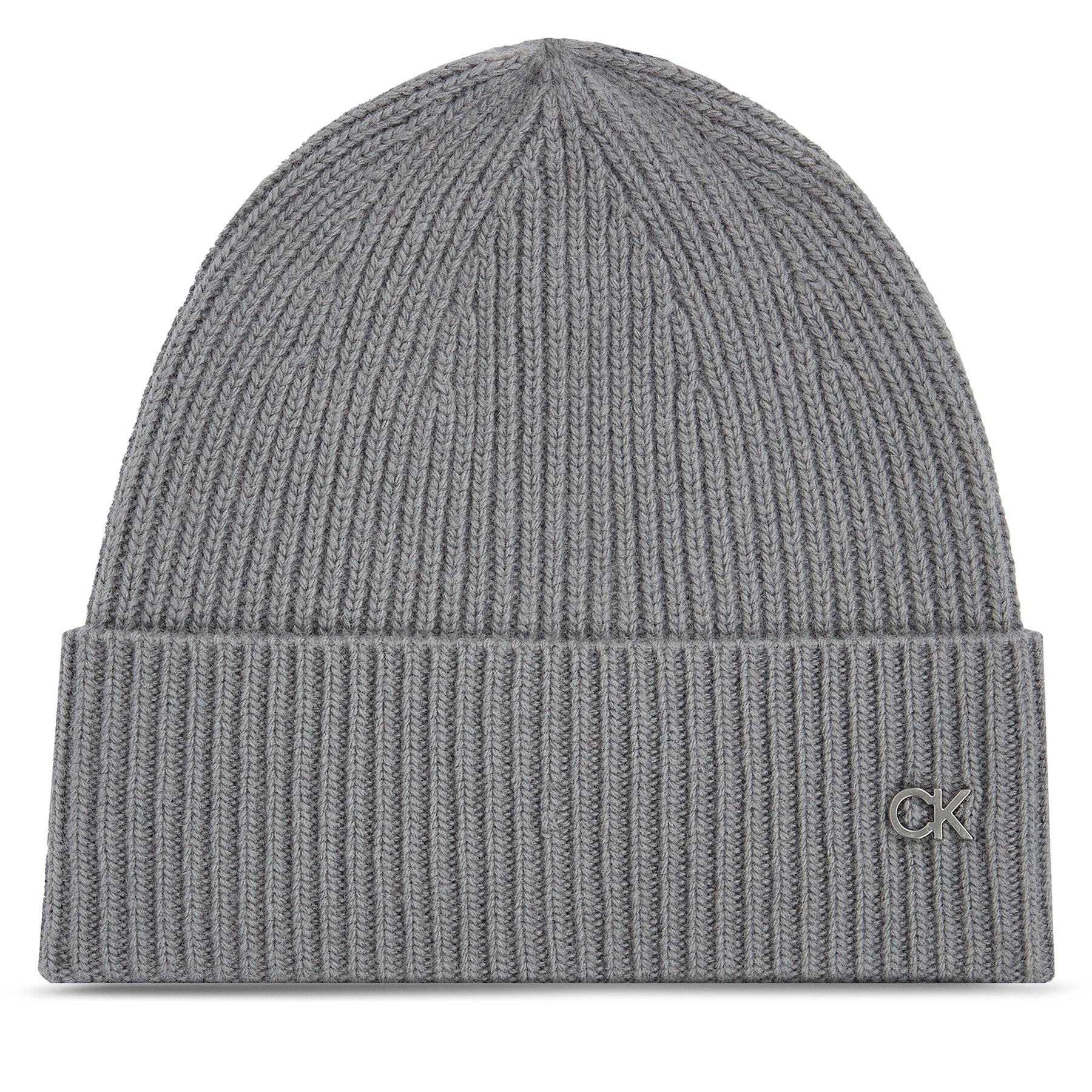 Calvin Klein Čepice Re-Lock Beanie K60K610214 Šedá - Pepit.cz