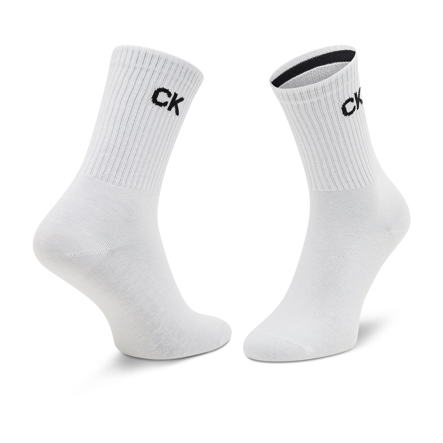 Calvin Klein Dámské klasické ponožky 701218784 Bílá - Pepit.cz