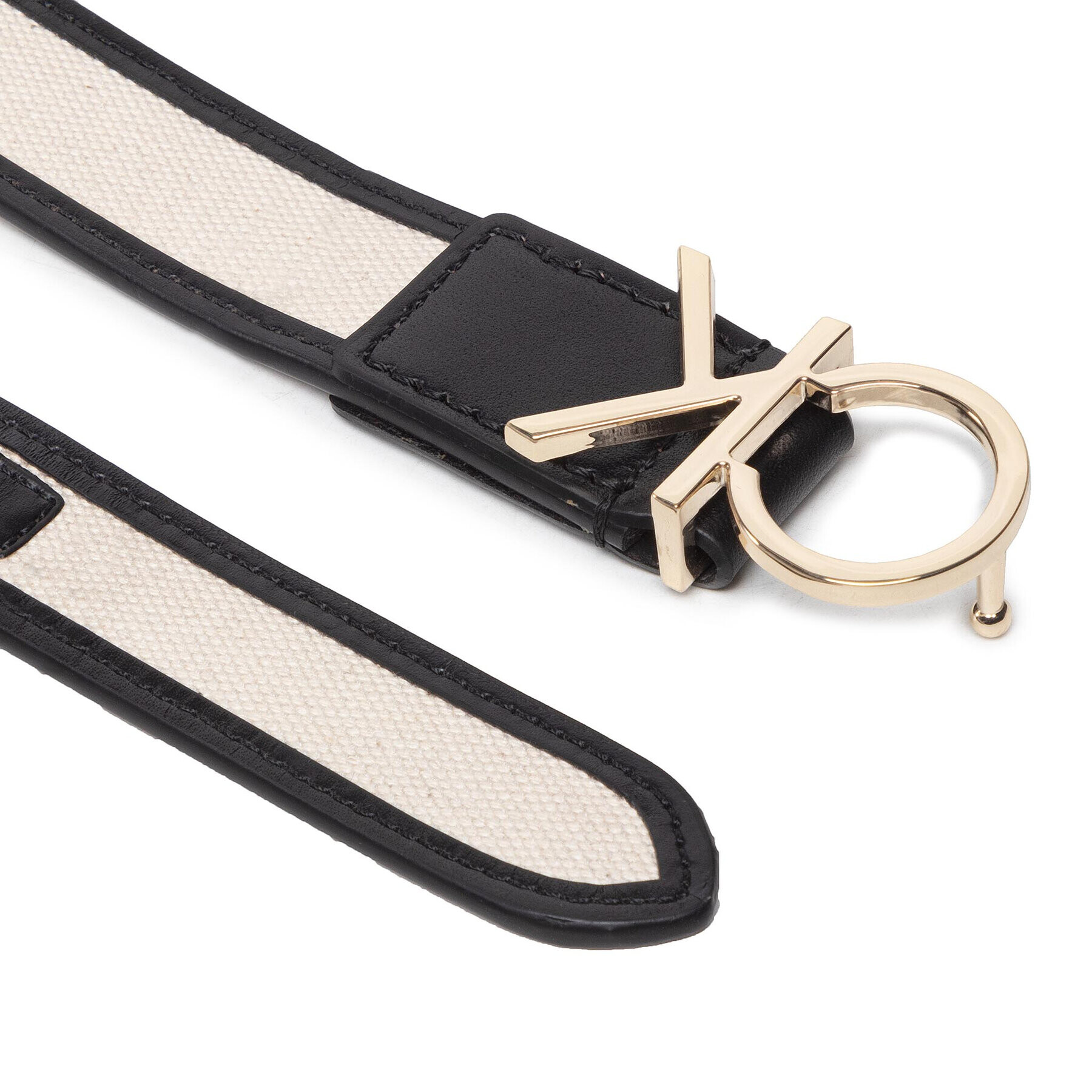 Calvin Klein Dámský pásek Calvin Resort Ck Logo 3cm Belt K60K609175 Béžová - Pepit.cz