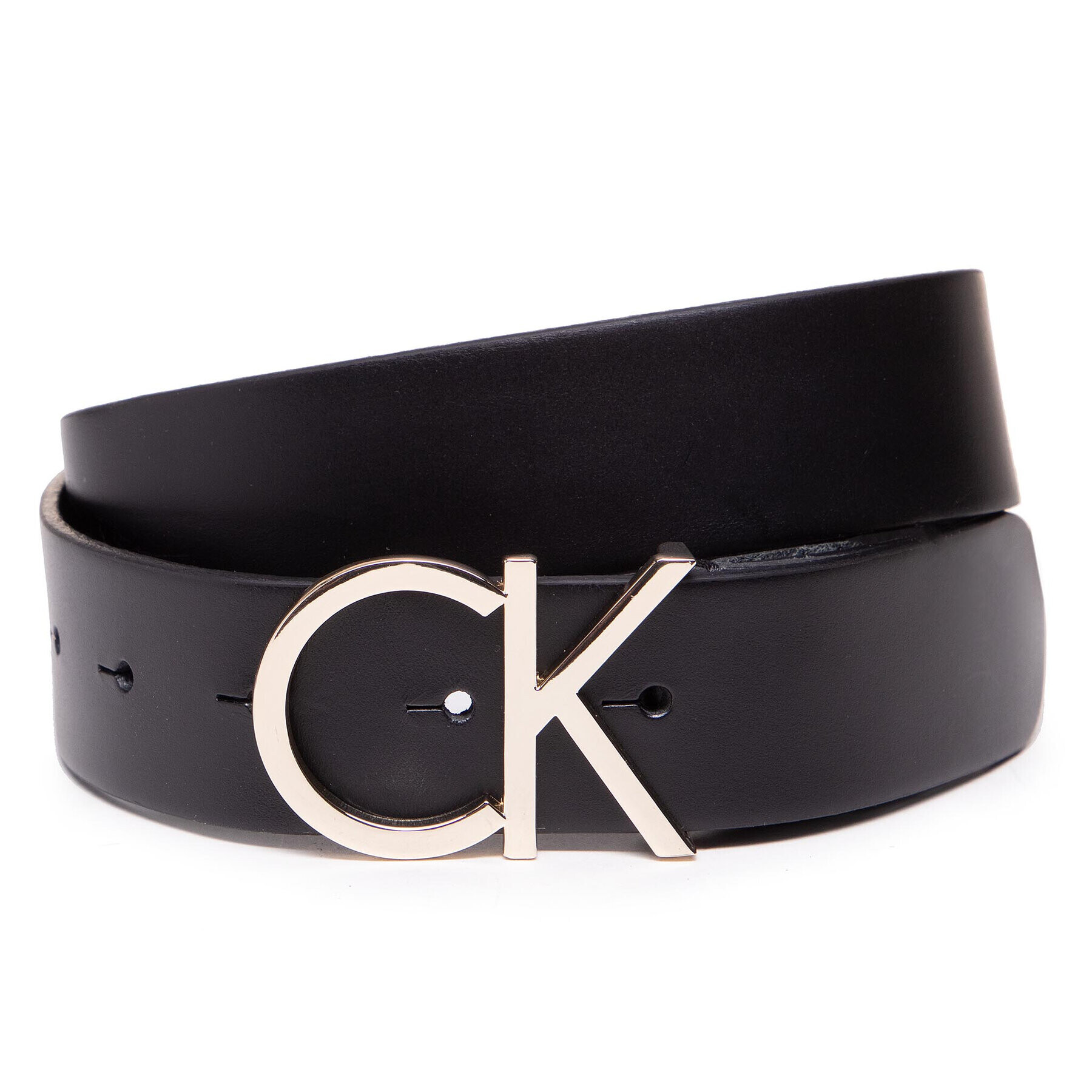 Calvin Klein Dámský pásek Ck Adj.Logo Belt 3.5Cm K60K602141 Černá - Pepit.cz