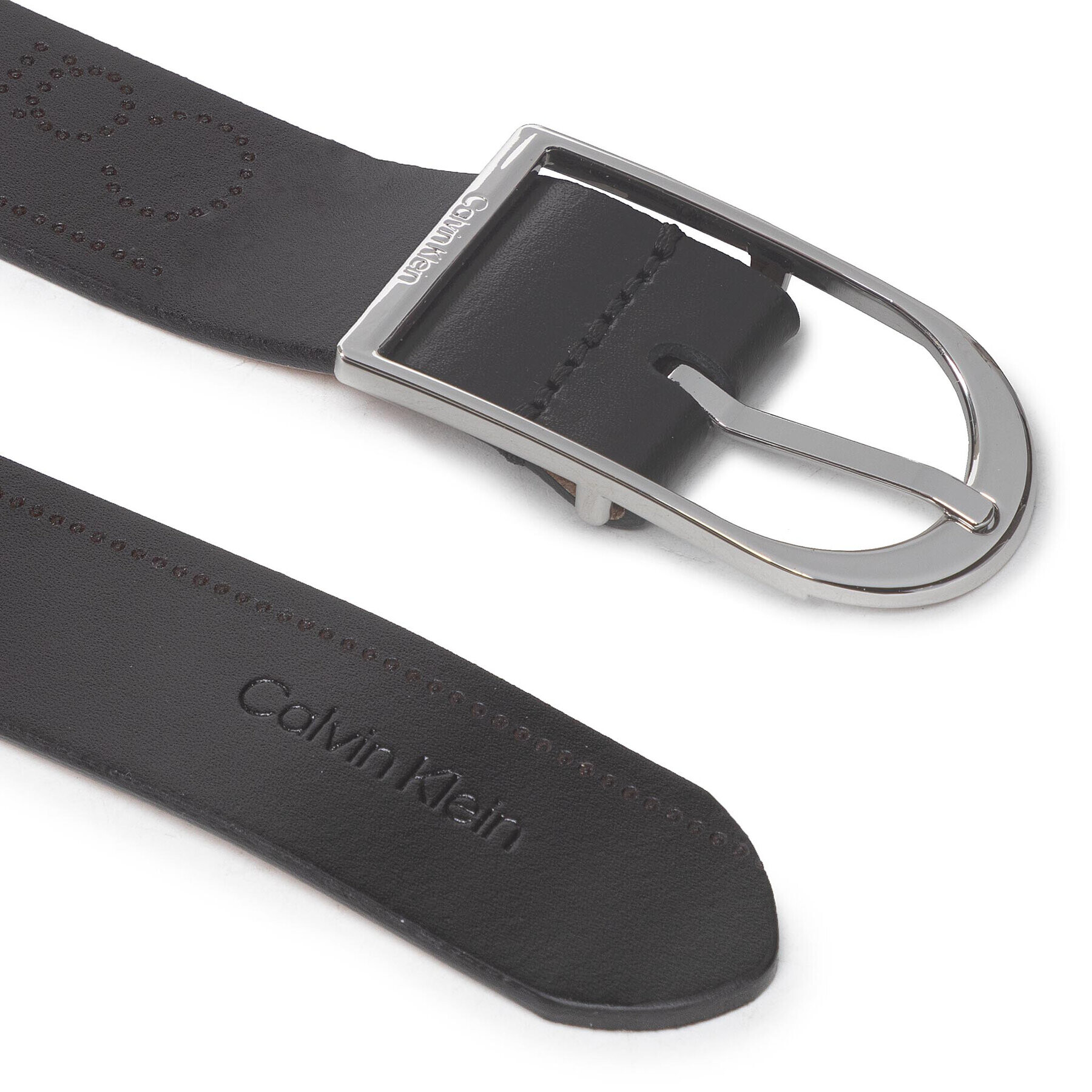 Calvin Klein Dámský pásek Ck Must Bridge 3cm Belt Perf K60K609563 Černá - Pepit.cz