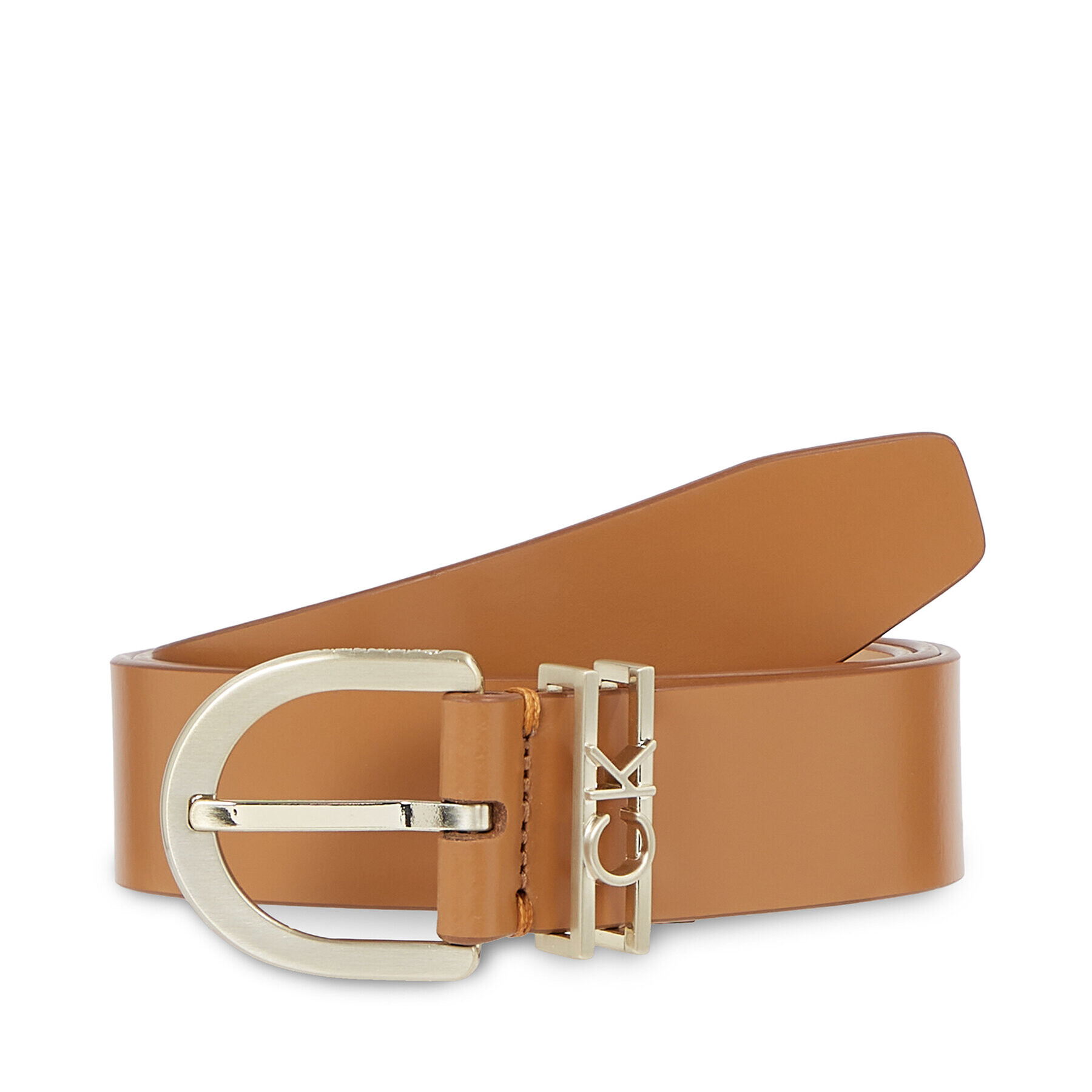 Calvin Klein Dámský pásek Ck Must Ck Loop Belt K60K610387 Hnědá - Pepit.cz