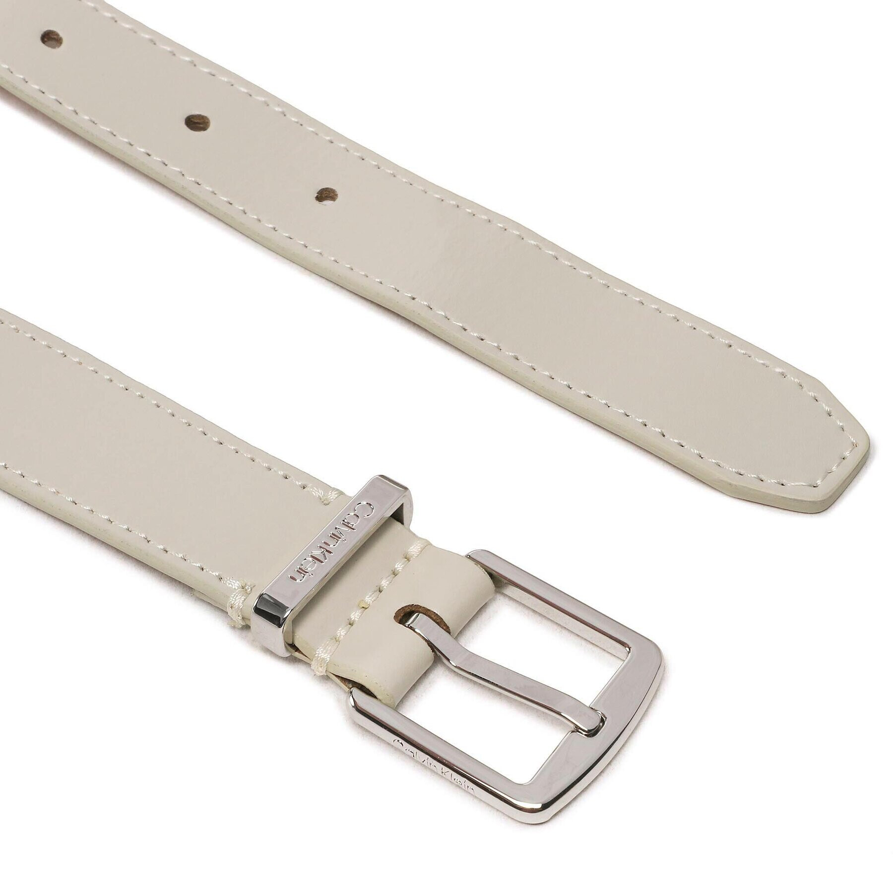 Calvin Klein Dámský pásek Ck Must Metal Loop Belt Emb 25mm K60K609986 Šedá - Pepit.cz