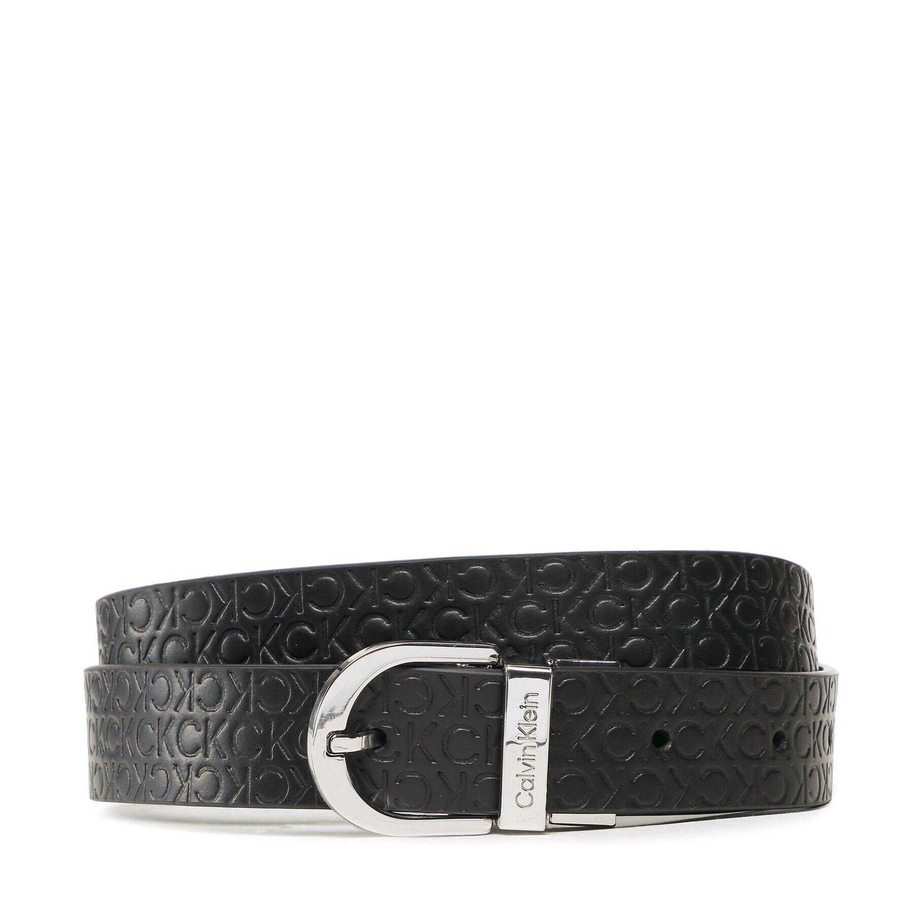 Calvin Klein Dámský pásek Ck Must Rd Buckle Rev 2.5 Belt K60K609981 Černá - Pepit.cz