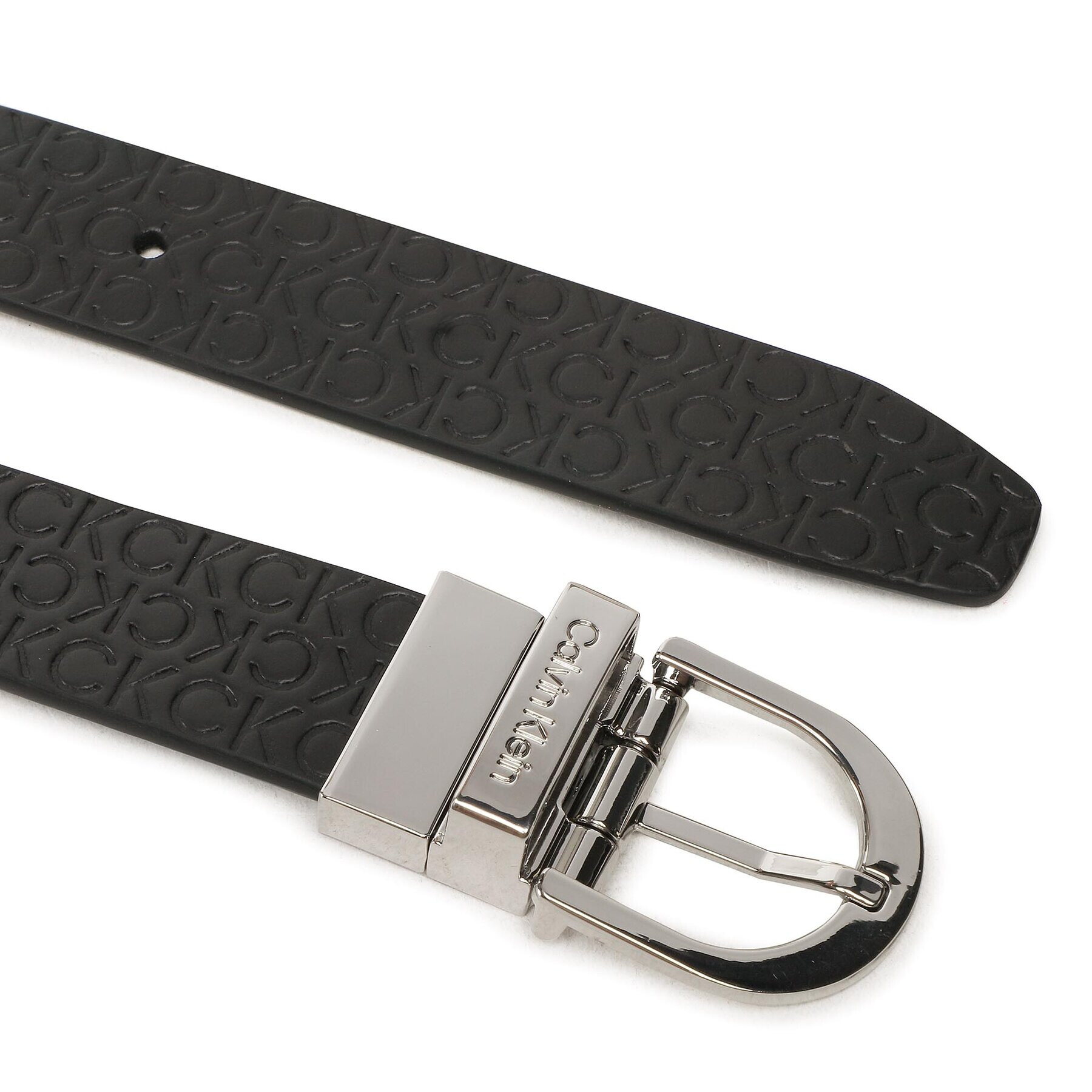 Calvin Klein Dámský pásek Ck Must Rd Buckle Rev 2.5 Belt K60K609981 Černá - Pepit.cz