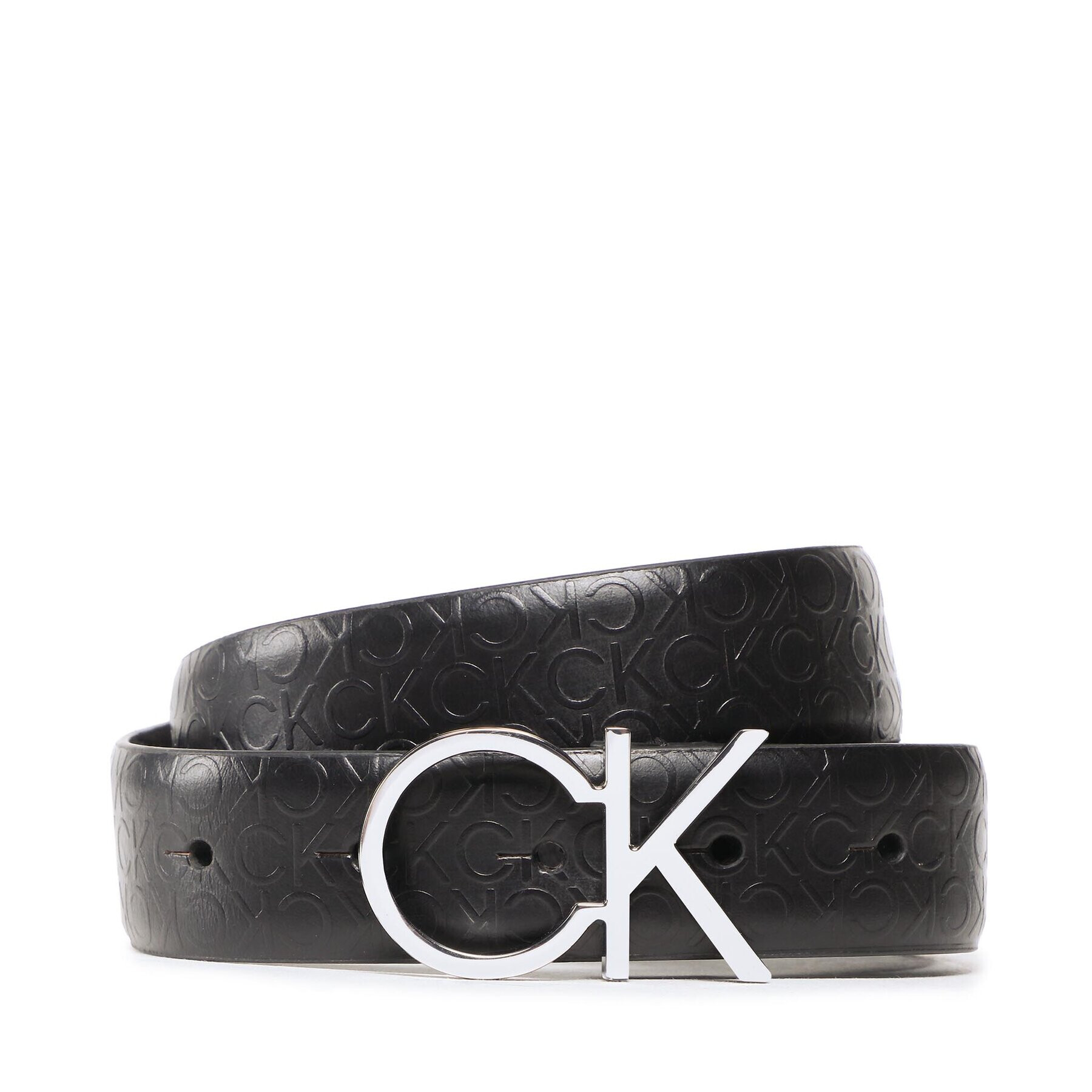 Calvin Klein Dámský pásek Re-Lock Ck Logo Belt Debossed K60K610012 Černá - Pepit.cz