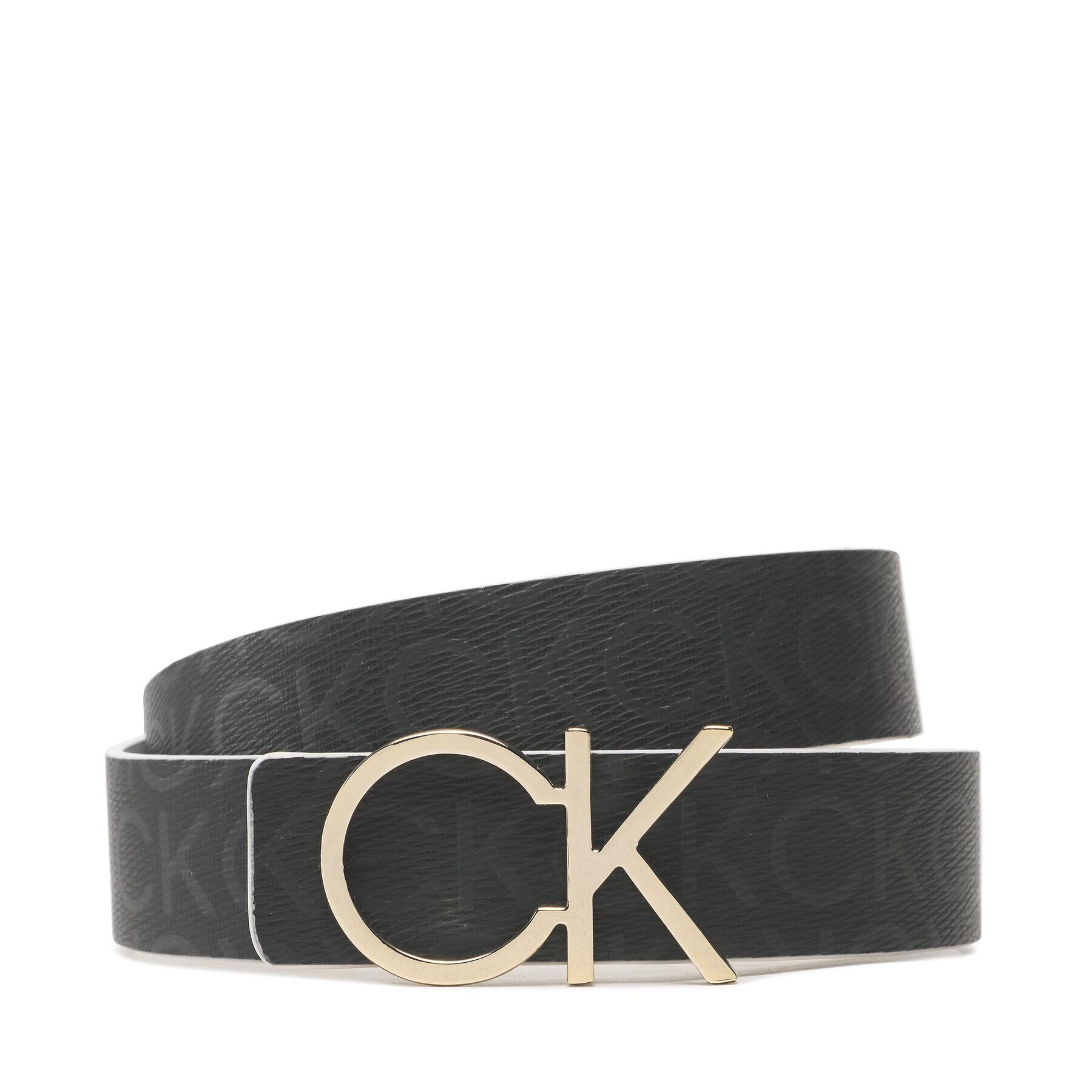 Calvin Klein Dámský pásek Re-Lock Ck Rev Belt 30mm K60K610156 Bílá - Pepit.cz