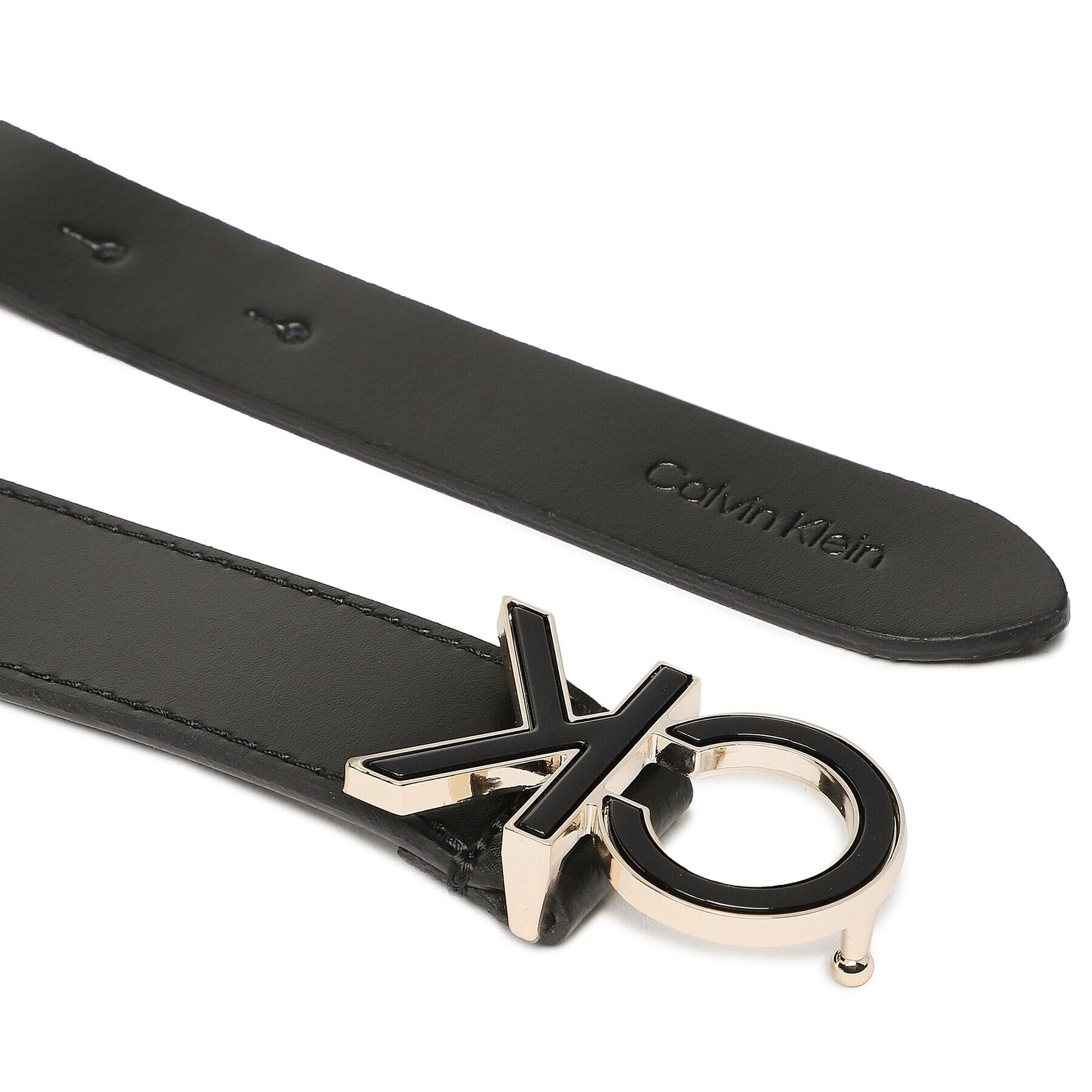 Calvin Klein Dámský pásek Re-Lock Saff Ck 3Cm Belt K60K609980 Černá - Pepit.cz