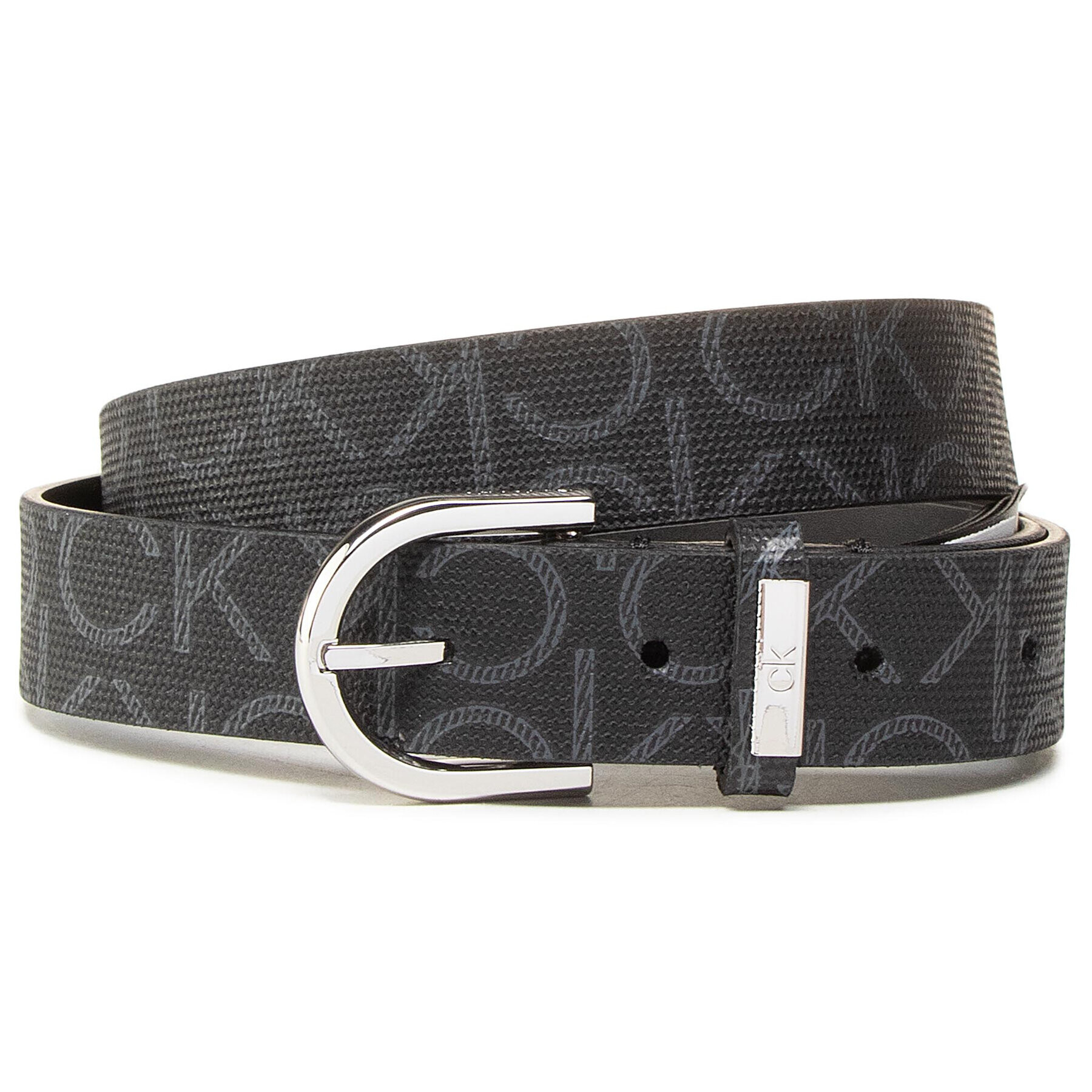 Calvin Klein Dámský pásek Round Belt 25mm Mono K60K608111 Černá - Pepit.cz