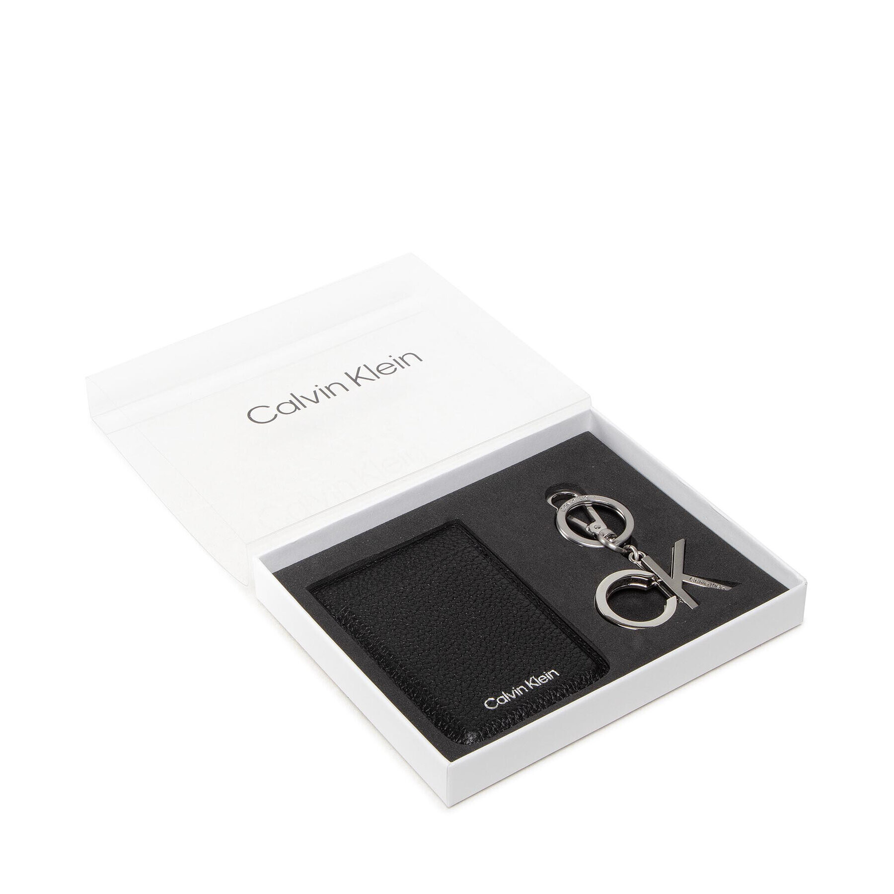 Calvin Klein Dárková sada Metal Keyfob/Sick On Ccholder K50K509710 Černá - Pepit.cz