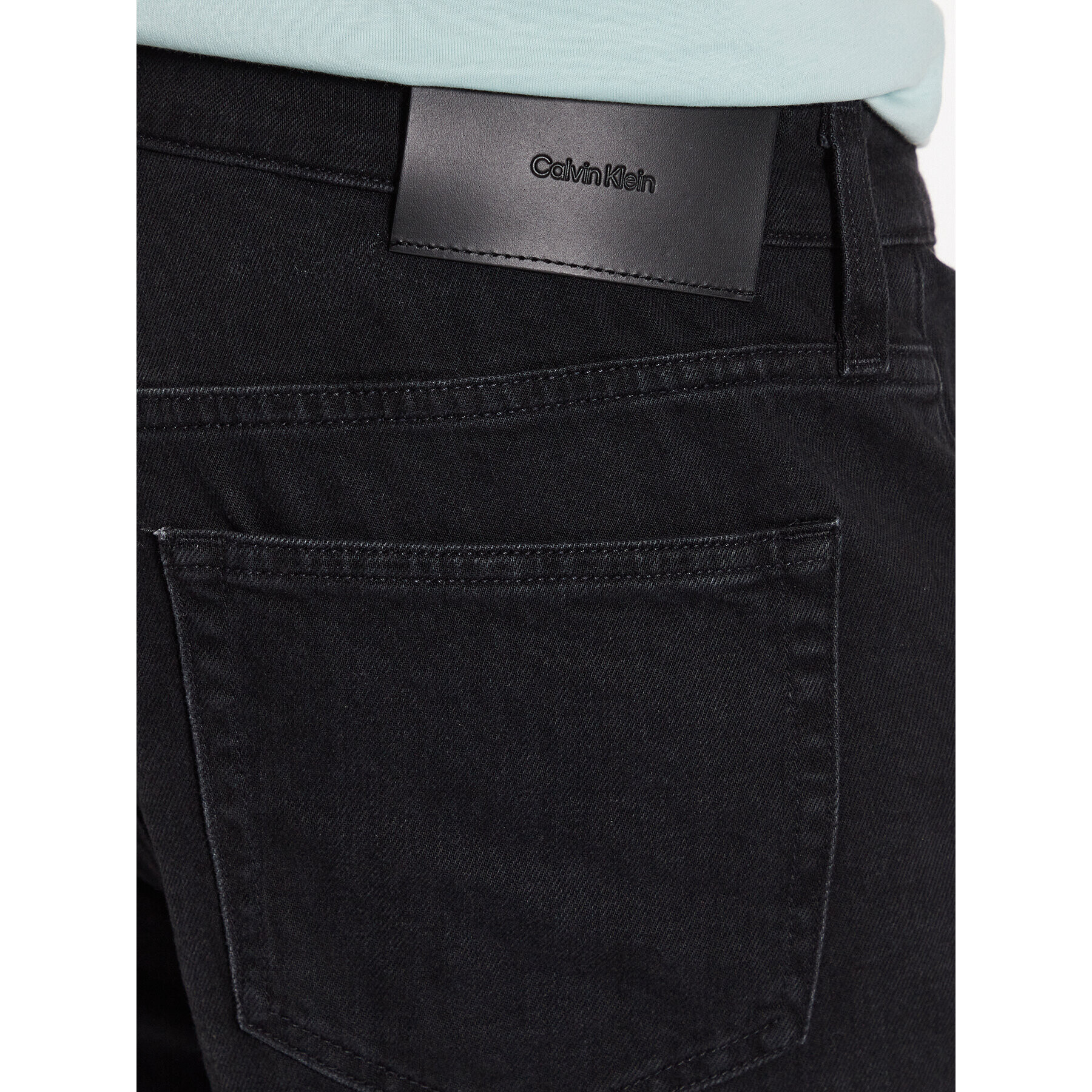 Calvin Klein Džínové šortky K10K110993 Černá Relaxed Fit - Pepit.cz