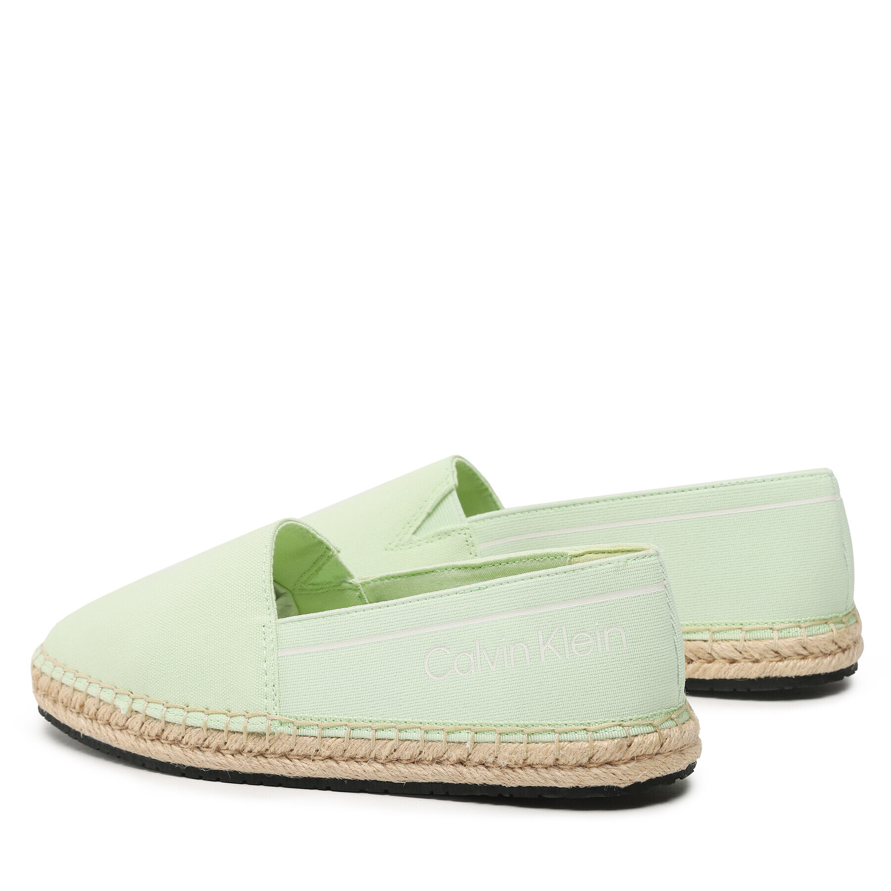 Calvin Klein Espadrilky Esapdrille He-Canvas HW0HW01546 Zelená - Pepit.cz