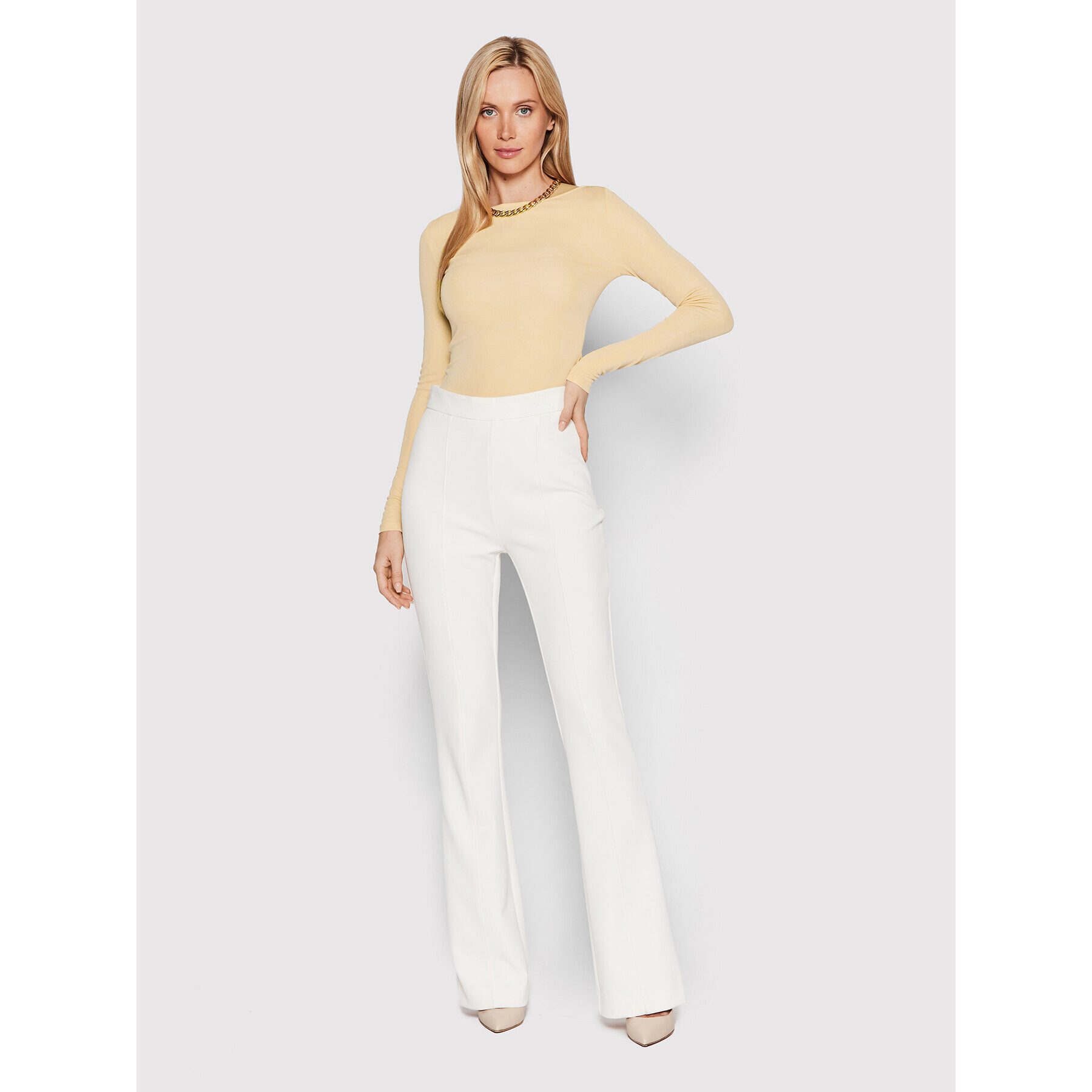 Calvin Klein Halenka K20K204417 Béžová Slim Fit - Pepit.cz