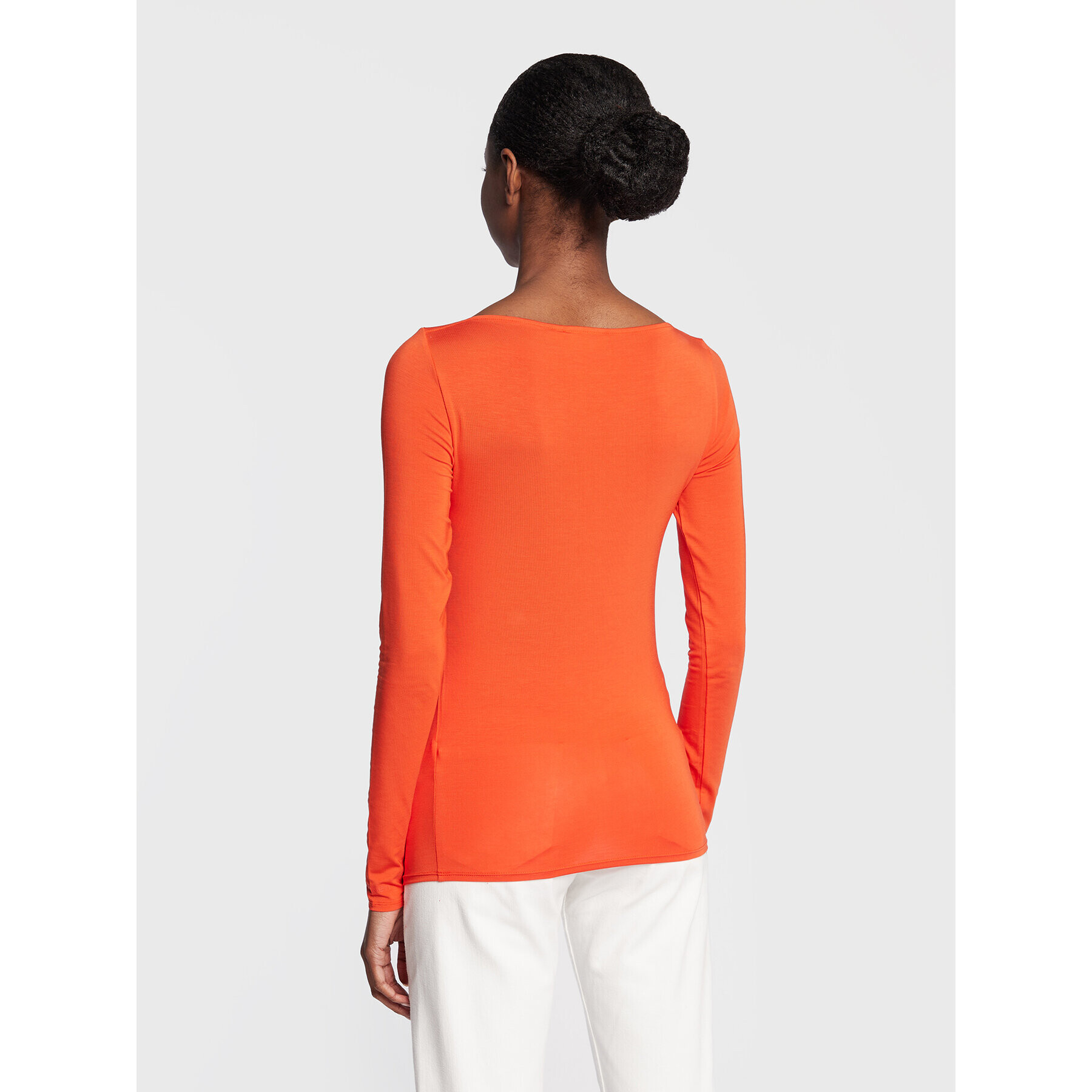 Calvin Klein Halenka K20K204781 Oranžová Slim Fit - Pepit.cz