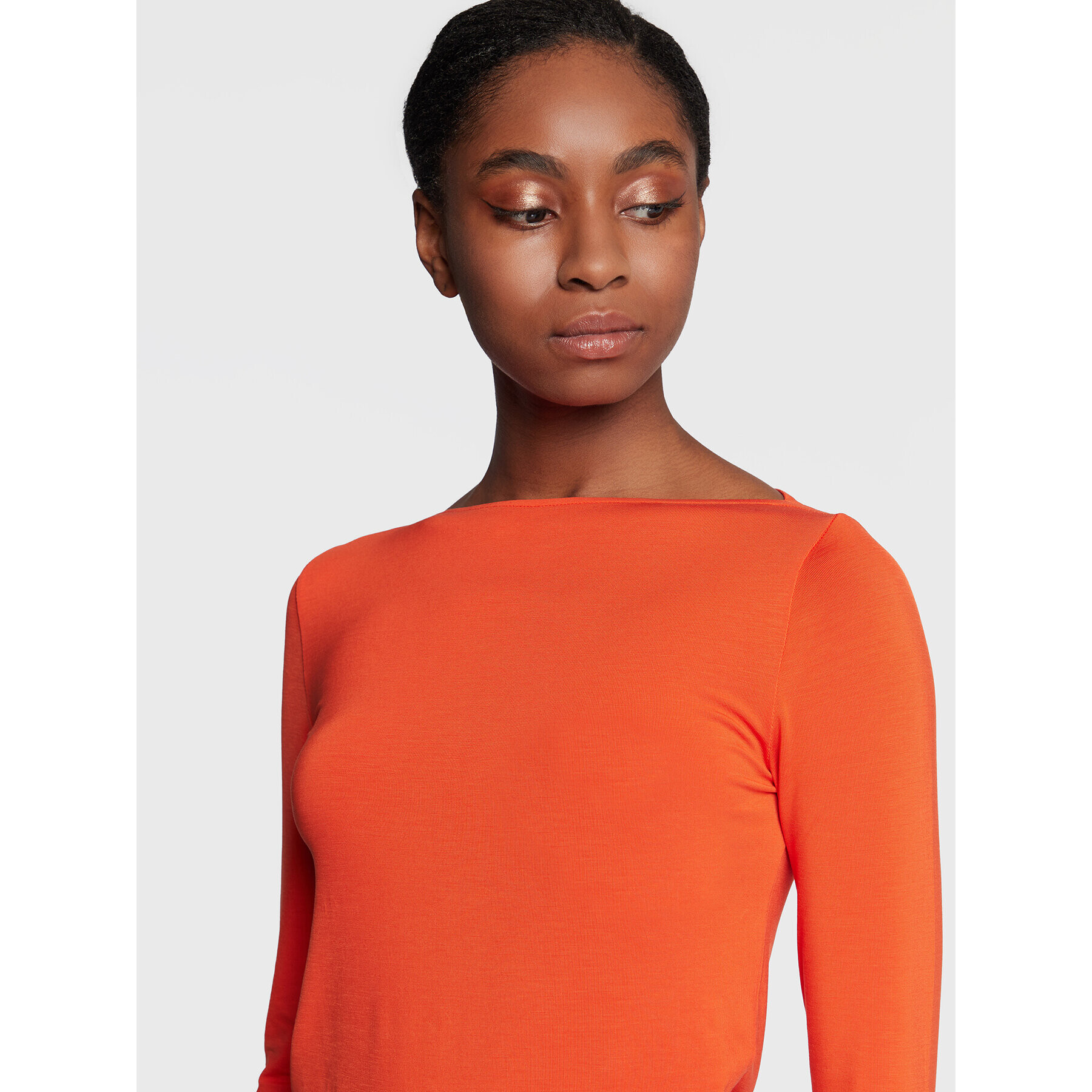 Calvin Klein Halenka K20K204781 Oranžová Slim Fit - Pepit.cz