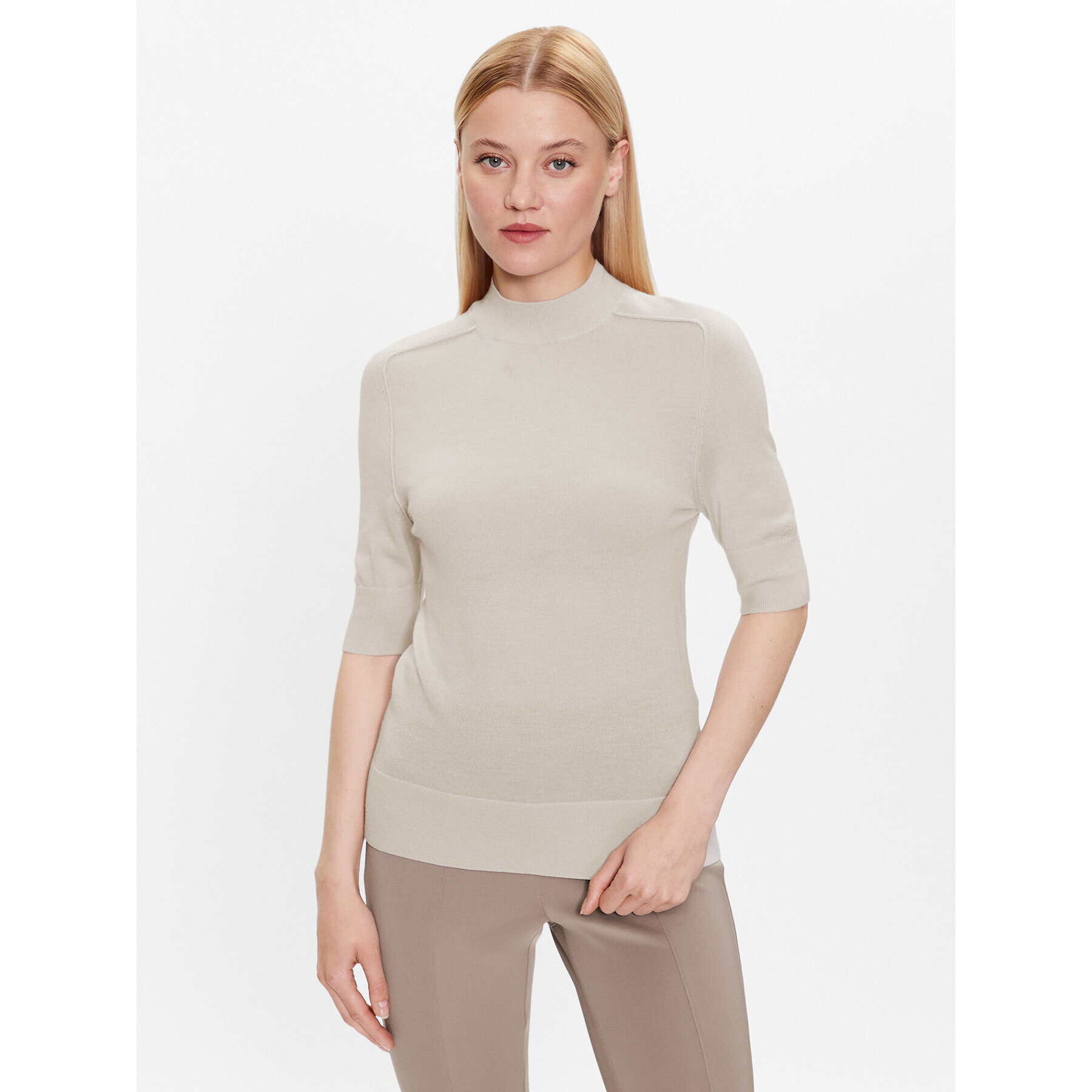 Calvin Klein Halenka K20K205735 Šedá Slim Fit - Pepit.cz