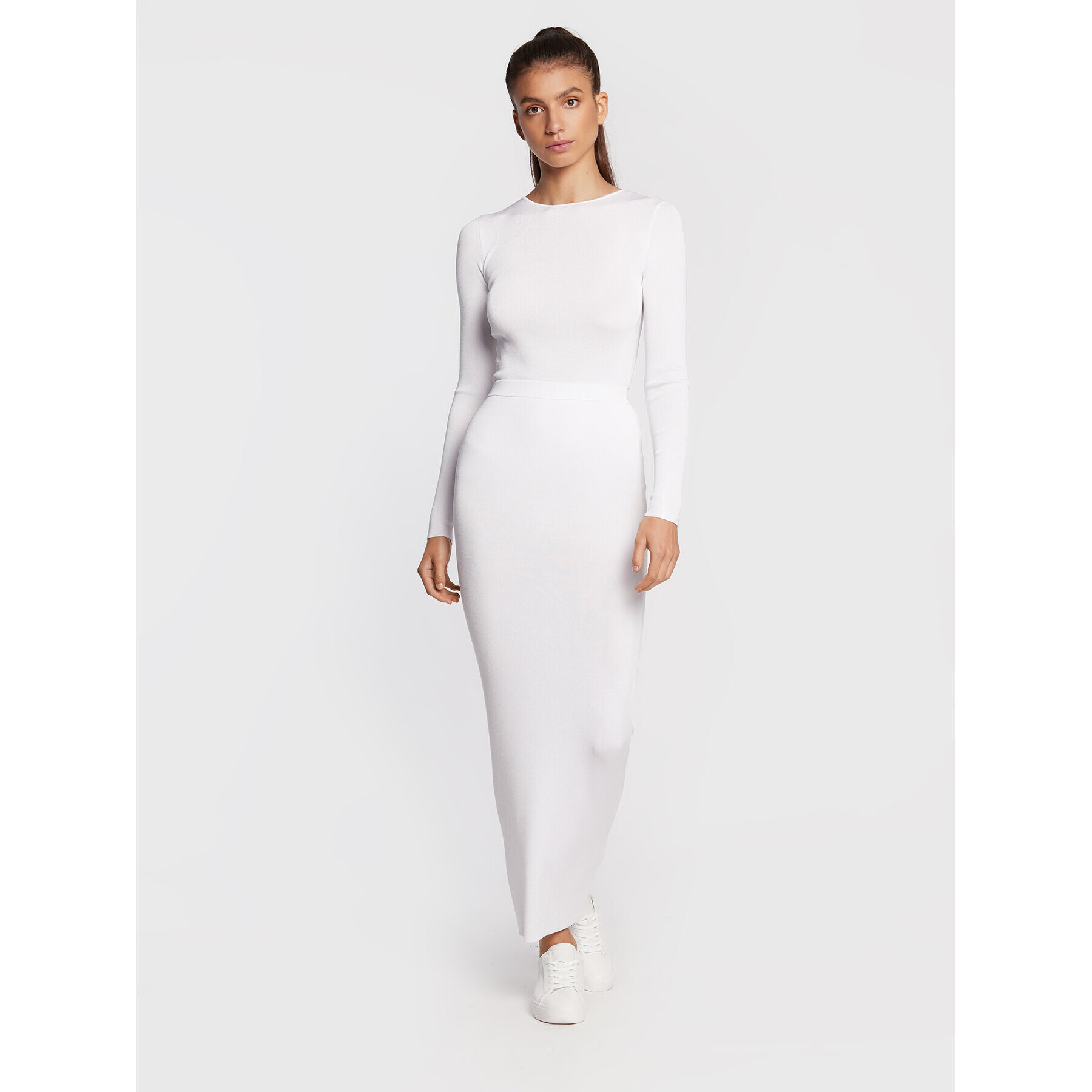 Calvin Klein Halenka Sensual K20K204720 Bílá Fitted Fit - Pepit.cz