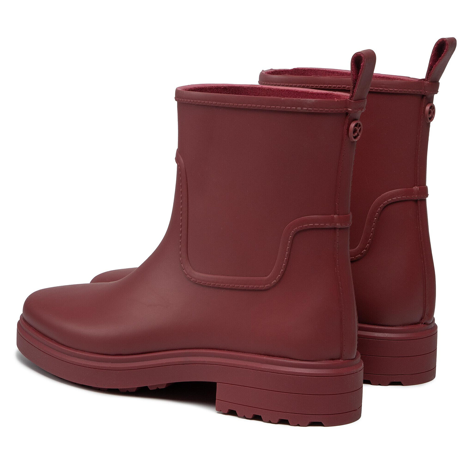 Calvin Klein Holínky Rain Boot HW0HW00606 Bordó - Pepit.cz