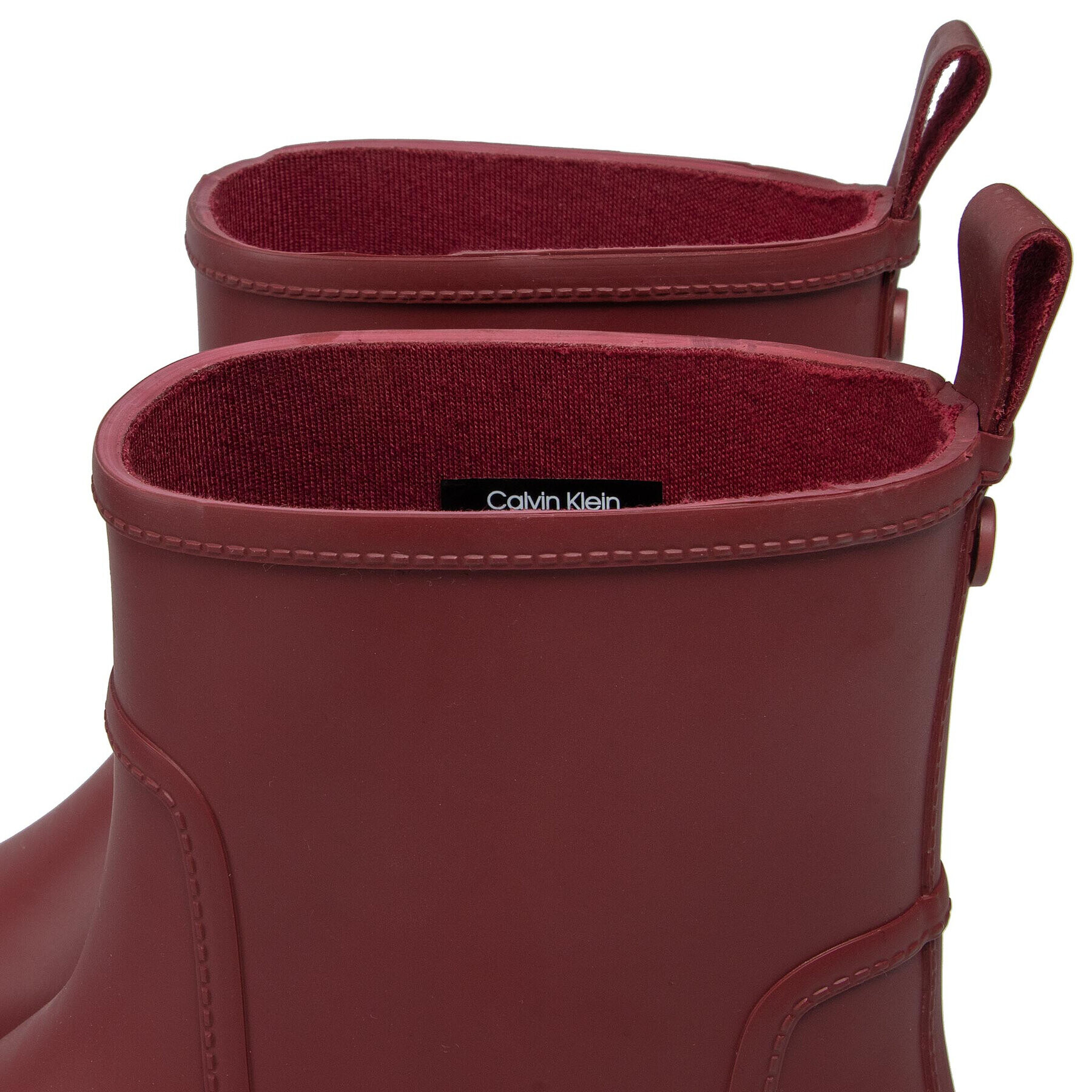 Calvin Klein Holínky Rain Boot HW0HW00606 Bordó - Pepit.cz