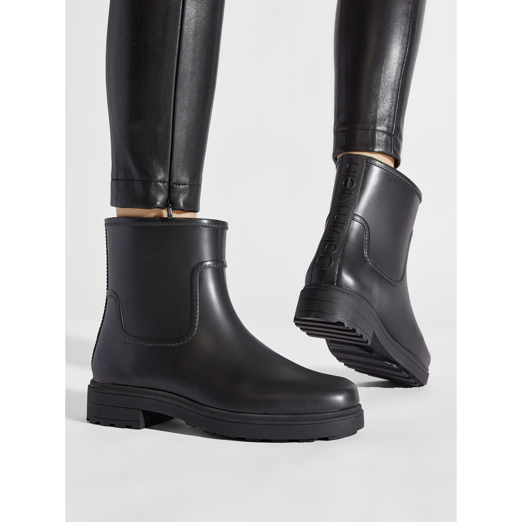 Calvin Klein Holínky Rain Boot HW0HW00835 Černá - Pepit.cz