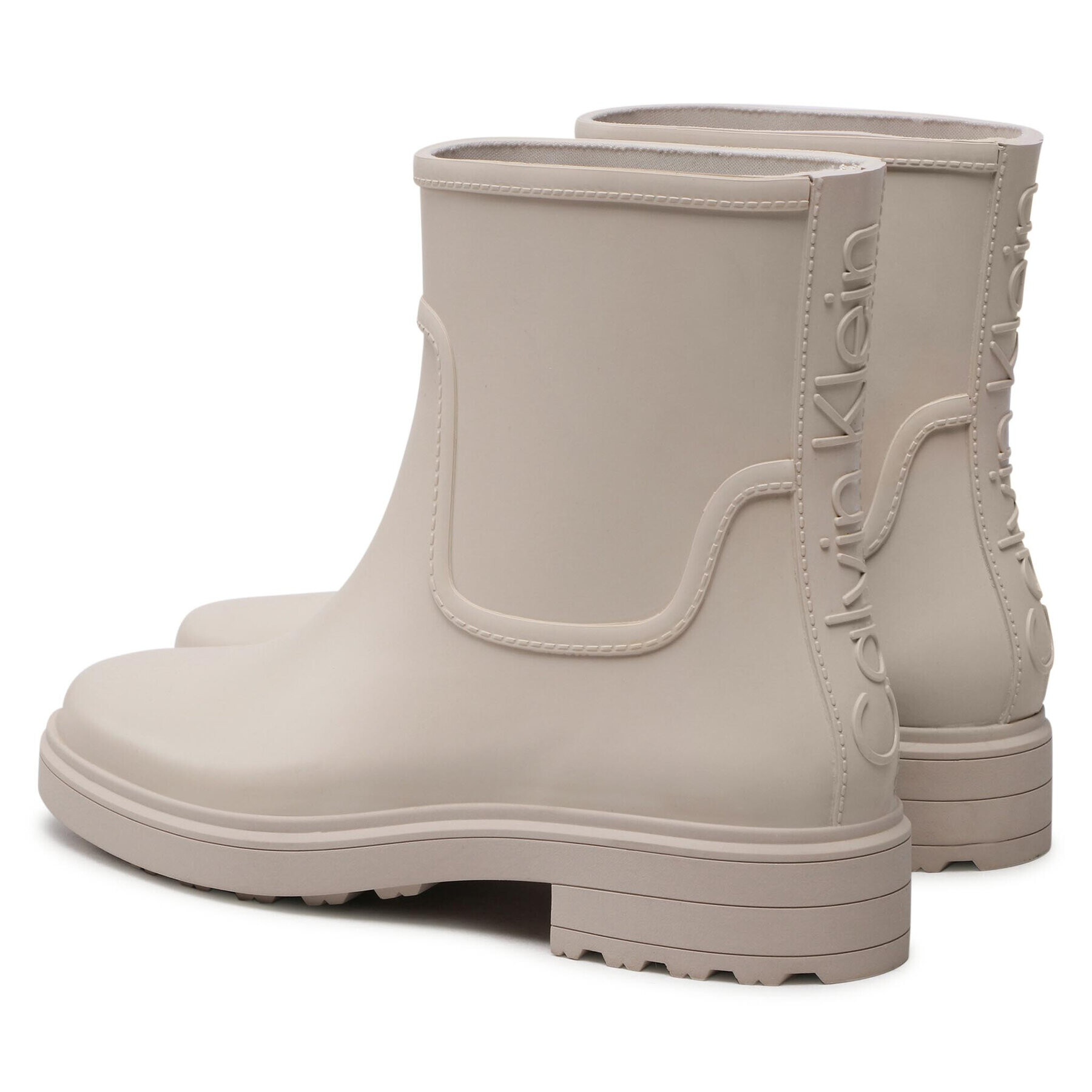 Calvin Klein Holínky Rain Boot HW0HW01301 Béžová - Pepit.cz