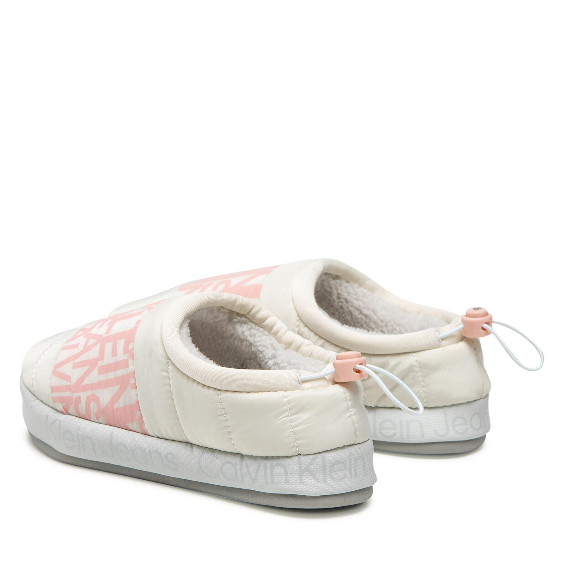 Calvin Klein Jeans Bačkory Home Slipper Wn W/Coulisse YW0YW00748 Béžová - Pepit.cz