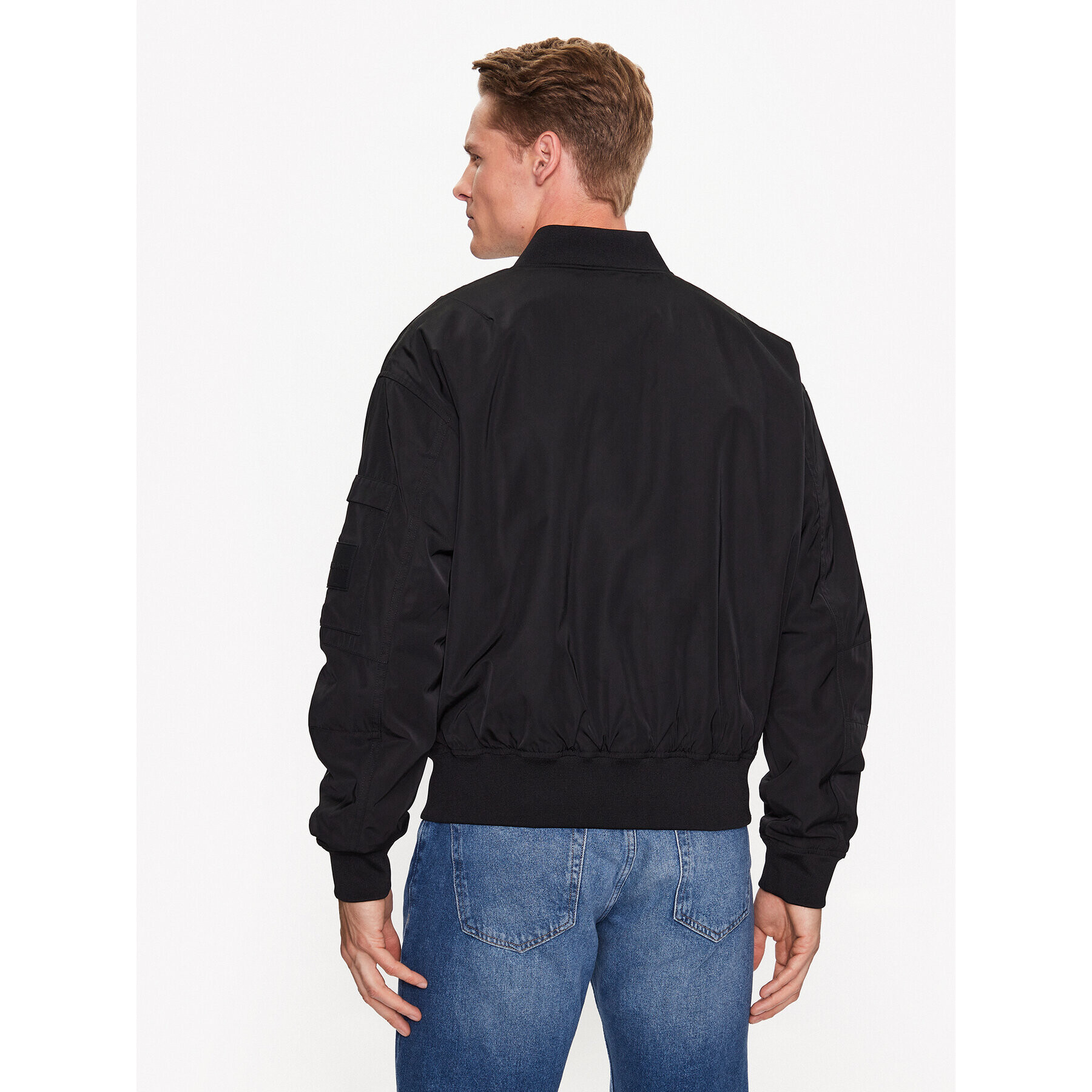 Calvin Klein Jeans Bunda bomber J30J323842 Černá Regular Fit - Pepit.cz