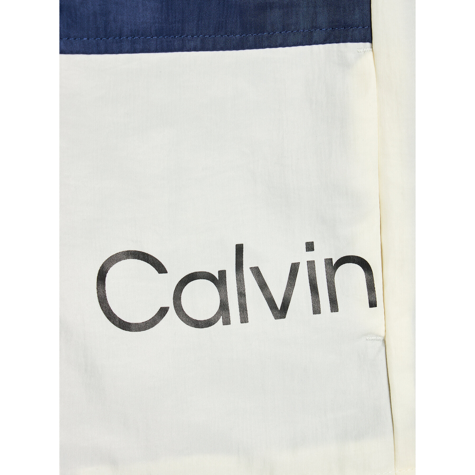 Calvin Klein Jeans Bunda pro přechodné období Block IB0IB01269 Bílá Regular Fit - Pepit.cz