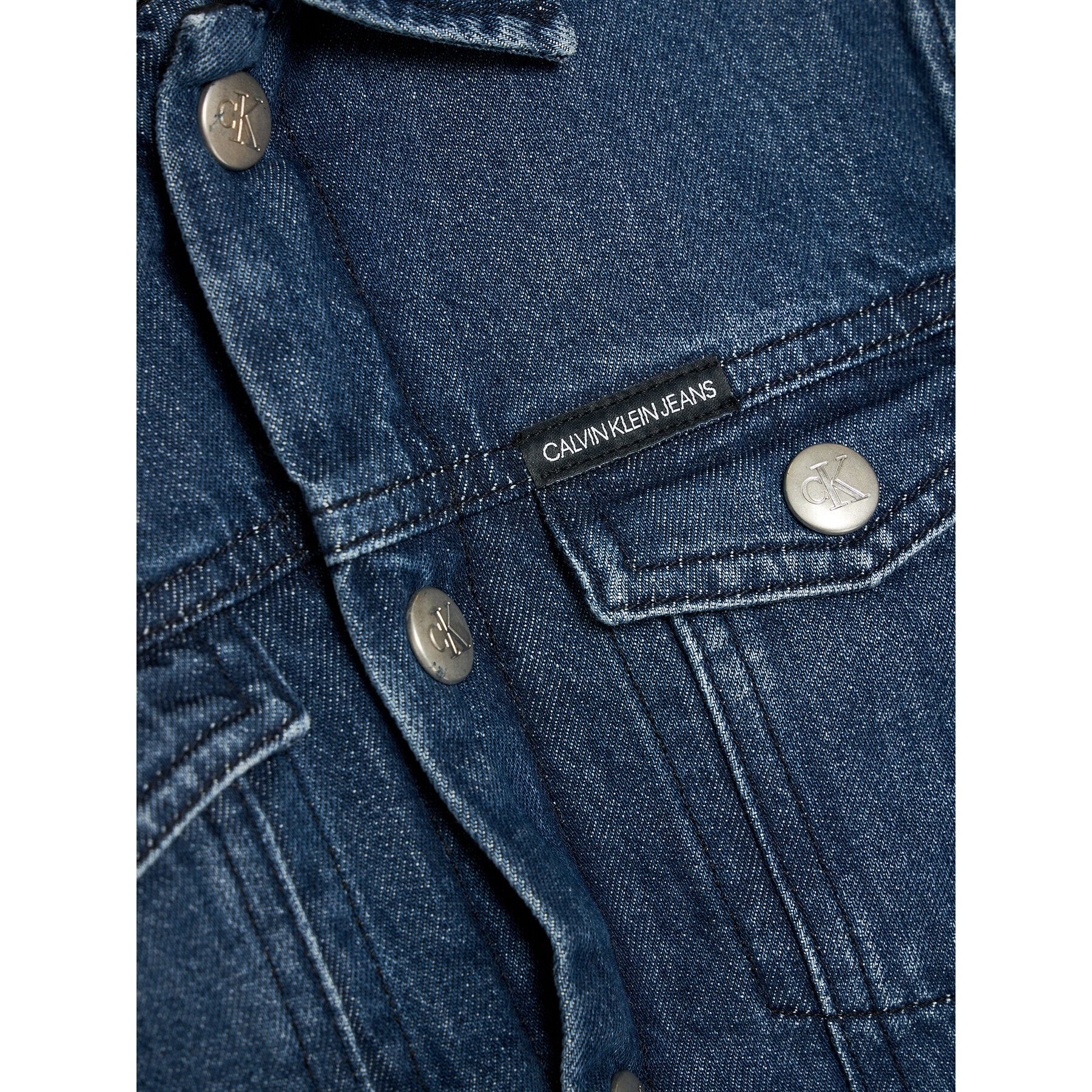 Calvin Klein Jeans Bunda pro přechodné období IB0IB00917 Tmavomodrá Regular Fit - Pepit.cz