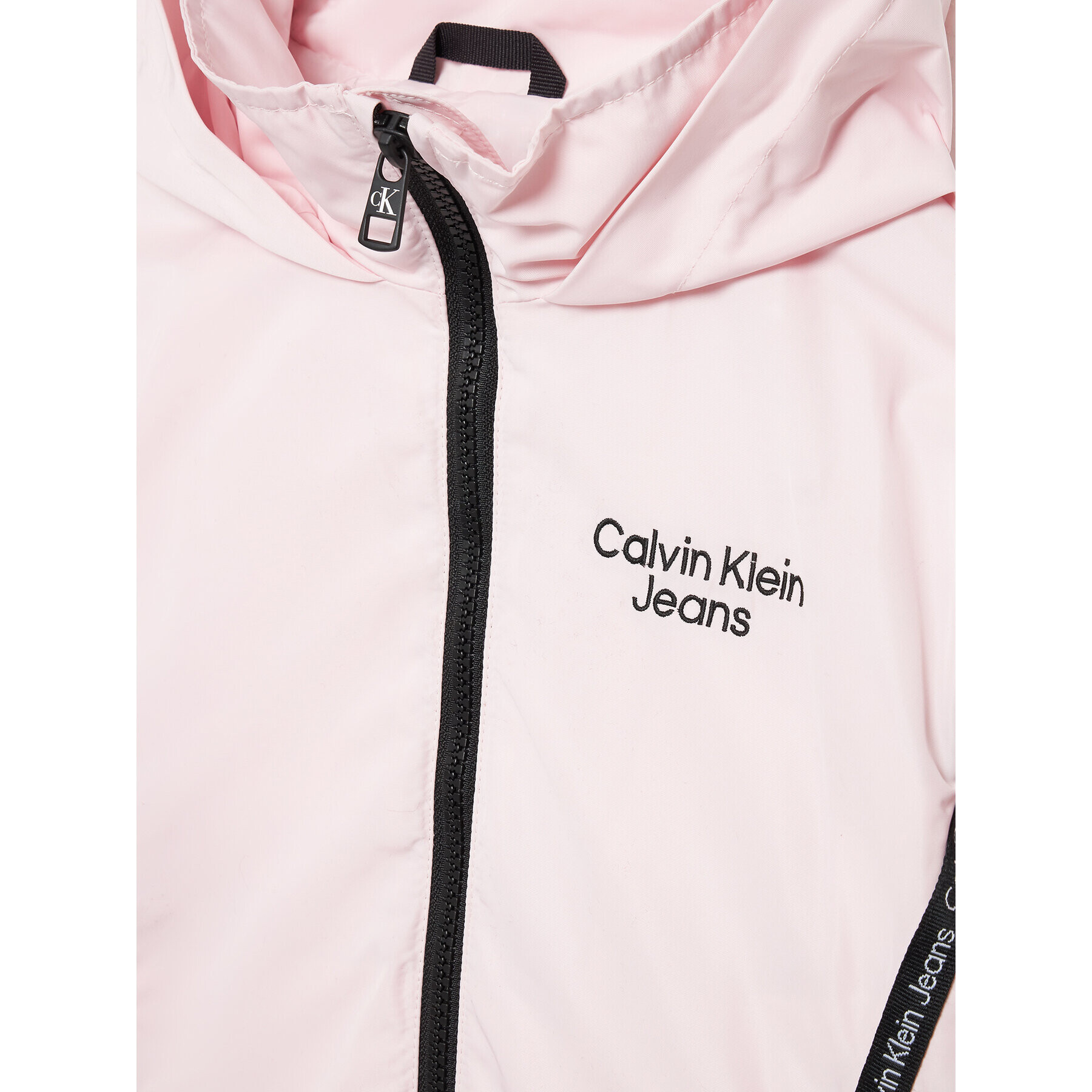 Calvin Klein Jeans Bunda pro přechodné období Logo Tape IG0IG01437 Růžová Regular Fit - Pepit.cz