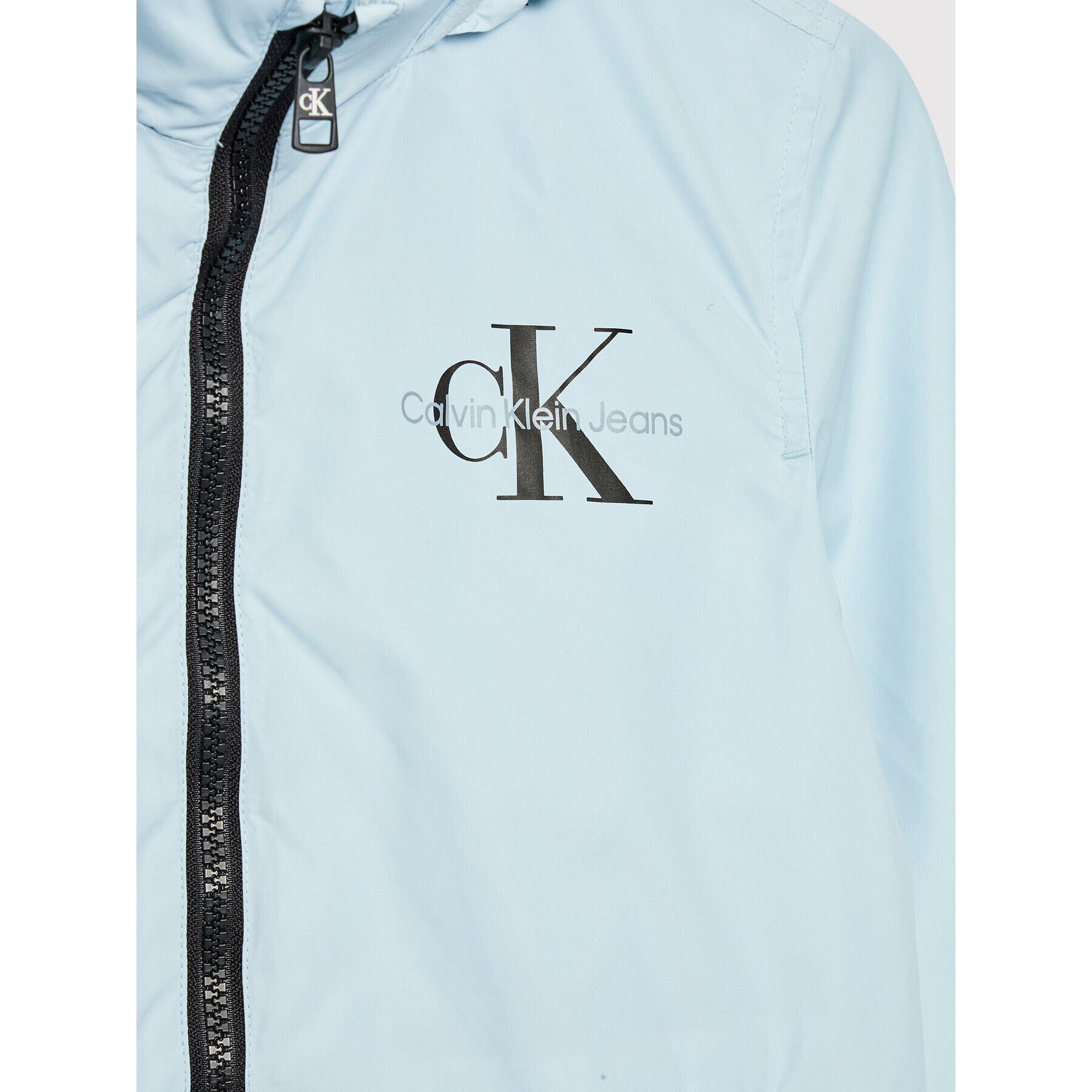 Calvin Klein Jeans Bunda pro přechodné období Monogram IB0IB01213 Modrá Regular Fit - Pepit.cz