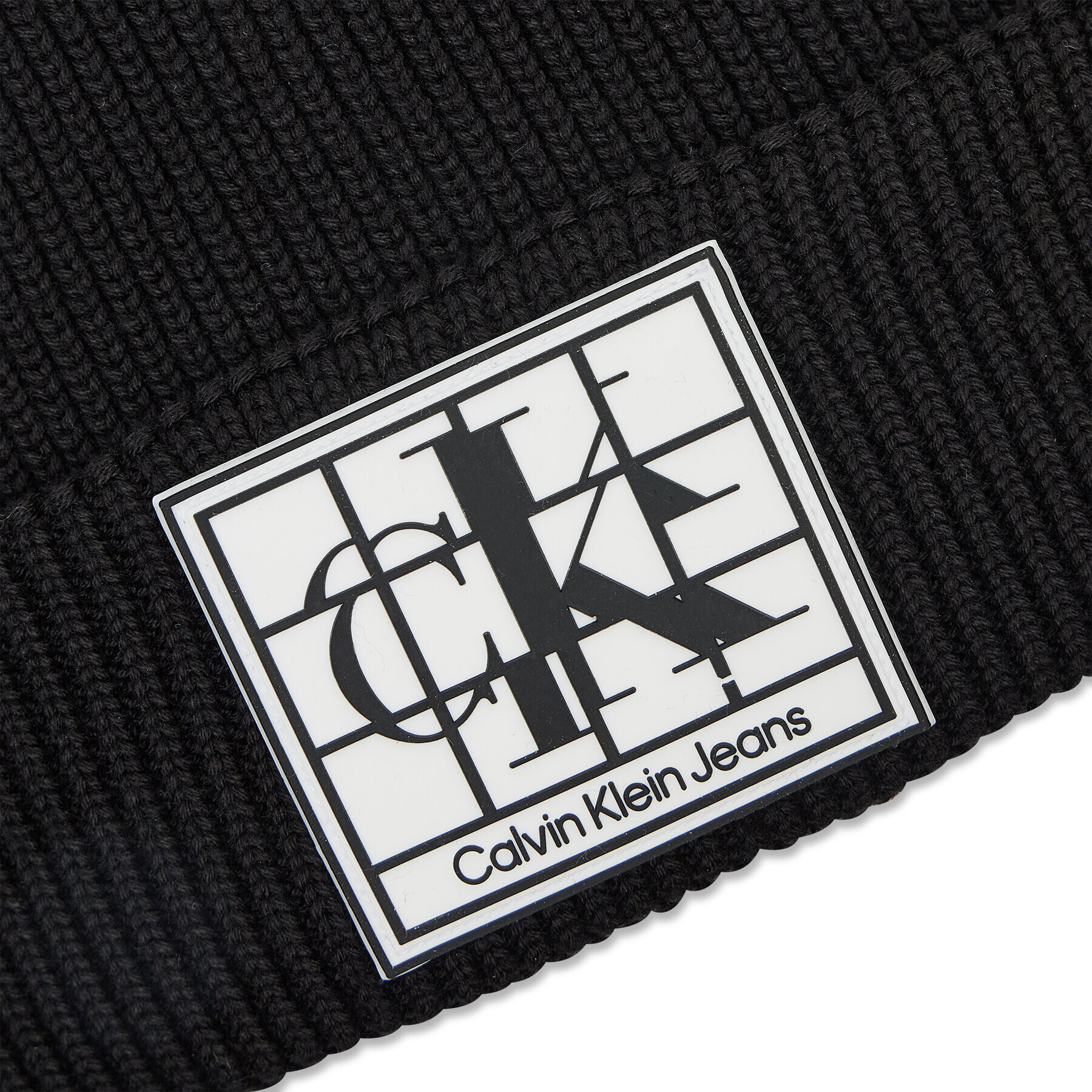 Calvin Klein Jeans Čepice Beanie K60K609812 Černá - Pepit.cz