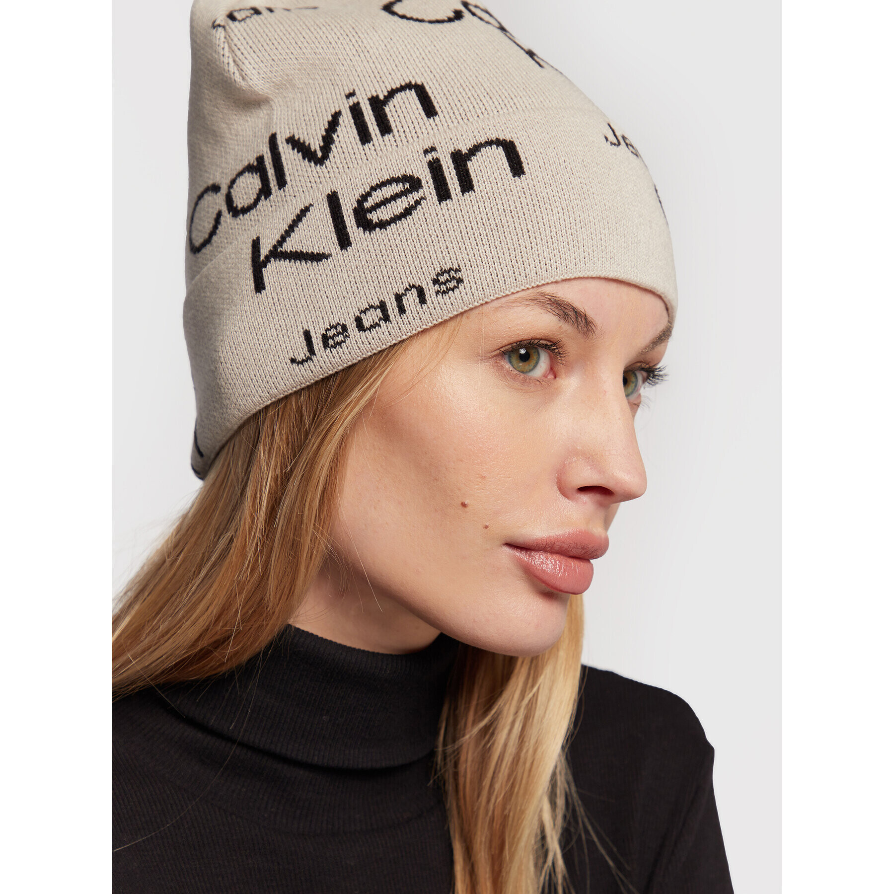 Calvin Klein Jeans Čepice K60K610123 Béžová - Pepit.cz