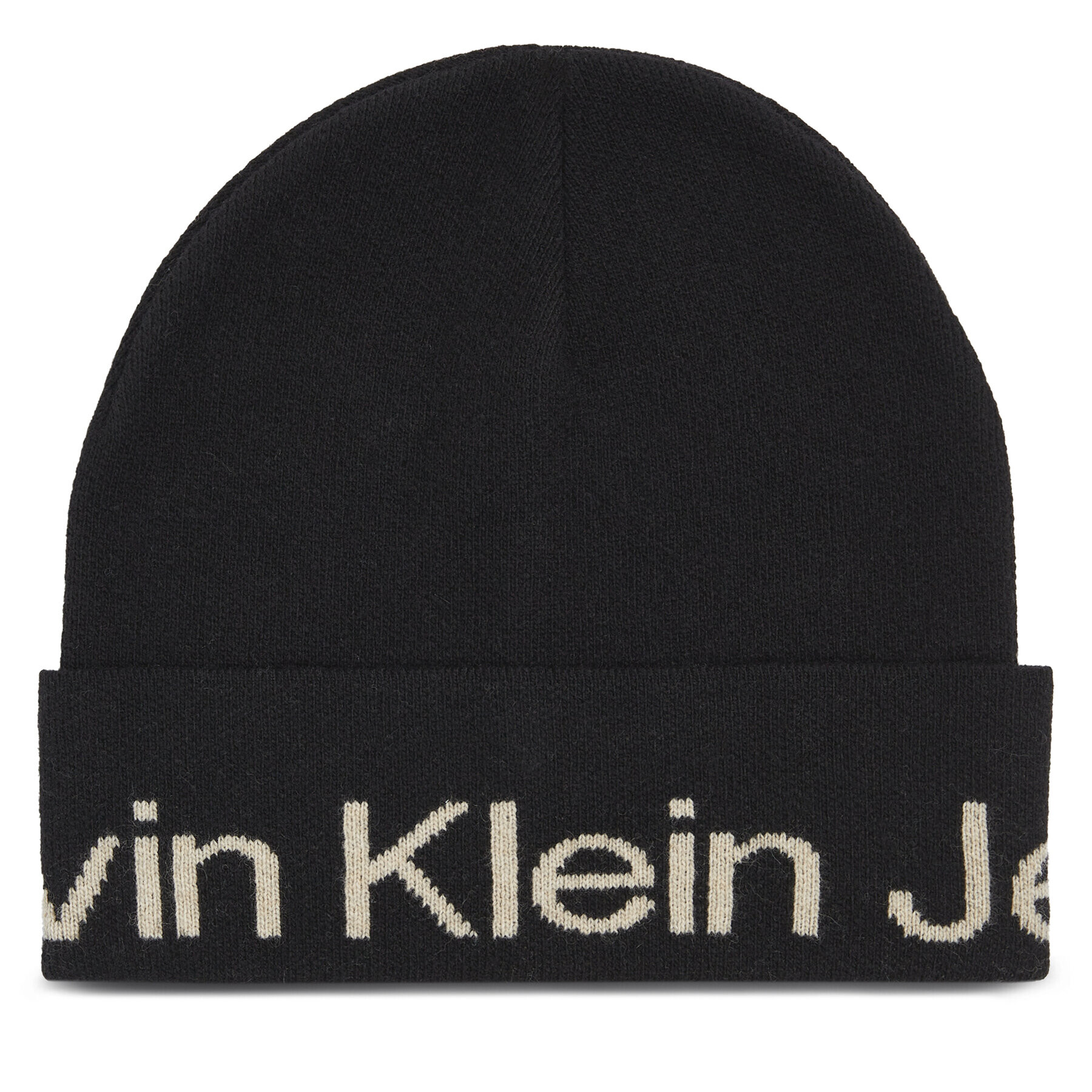 Calvin Klein Jeans Čepice Logo Beanie K60K611271 Černá - Pepit.cz